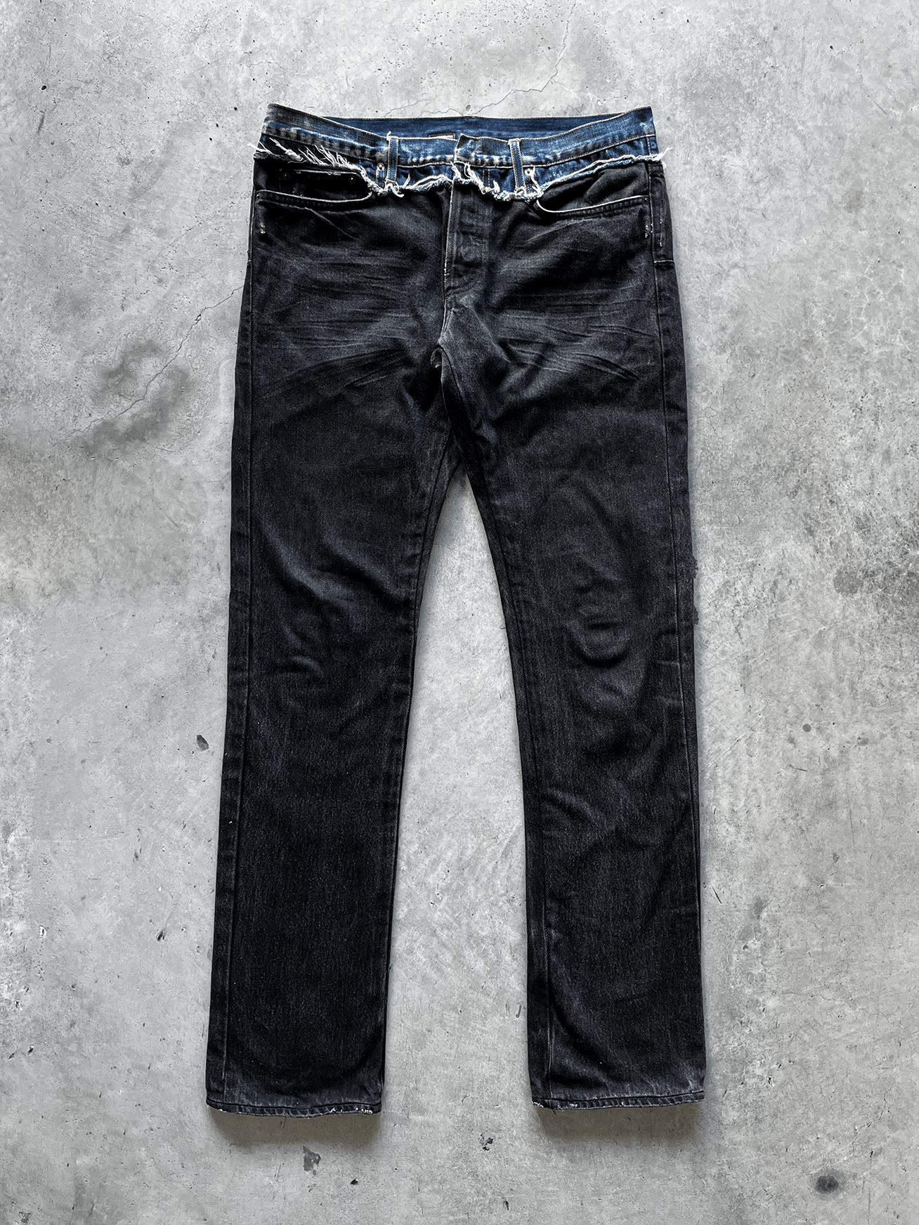 Dior × Hedi Slimane AW06 Cummerbund Jeans Runway Size US 36 / EU 52 - 1 Thumbnail