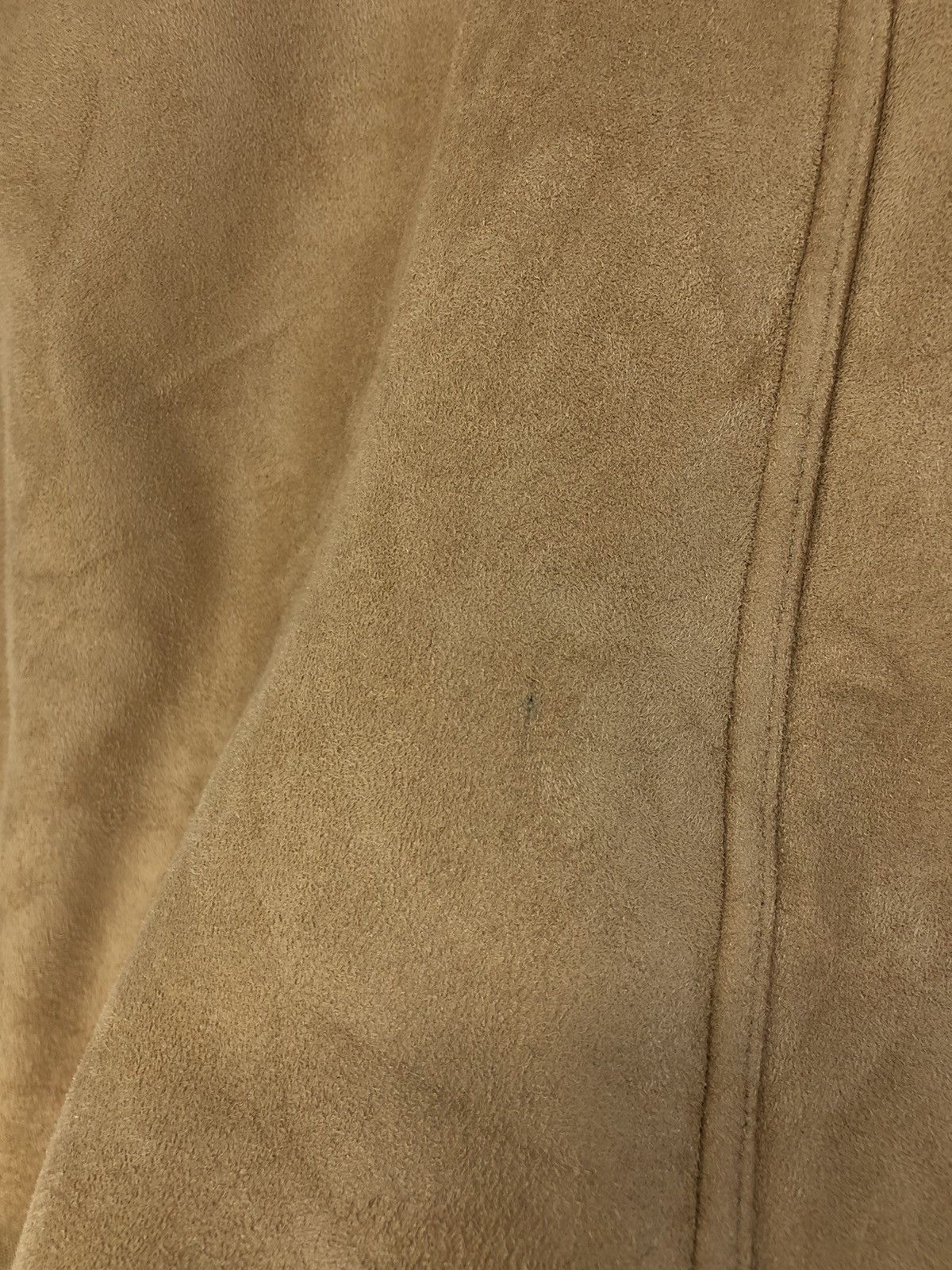 Vintage Vintage Piasports Suede Leather Fleece Linen Jacket Size US L / EU 52-54 / 3 - 12 Thumbnail