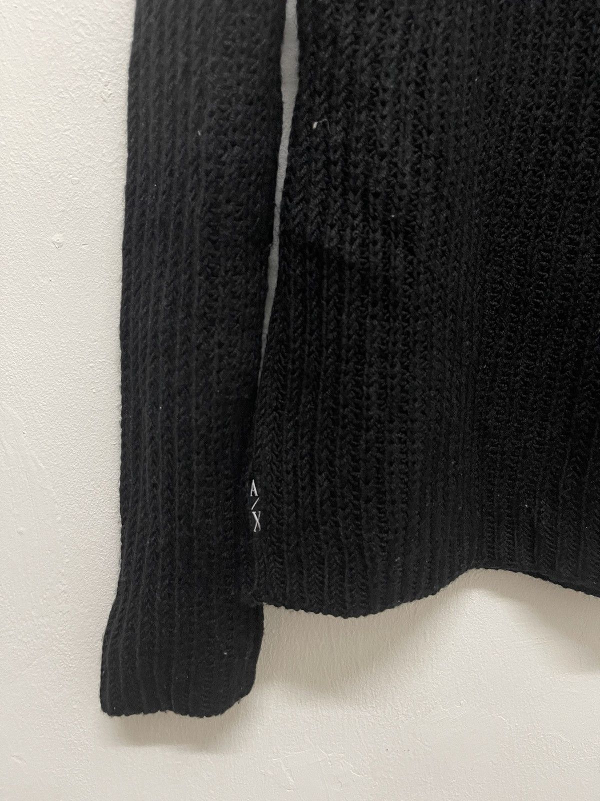 Armani Exchange A/X Y2K Black Armani Exchange Knitwear Size US L / EU 52-54 / 3 - 4 Thumbnail