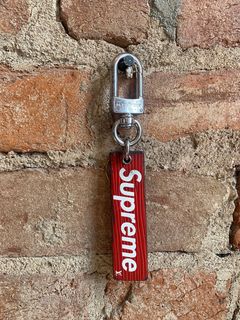 Louis Vuitton x Supreme Collaboration Dice Key Ring red rare NEW