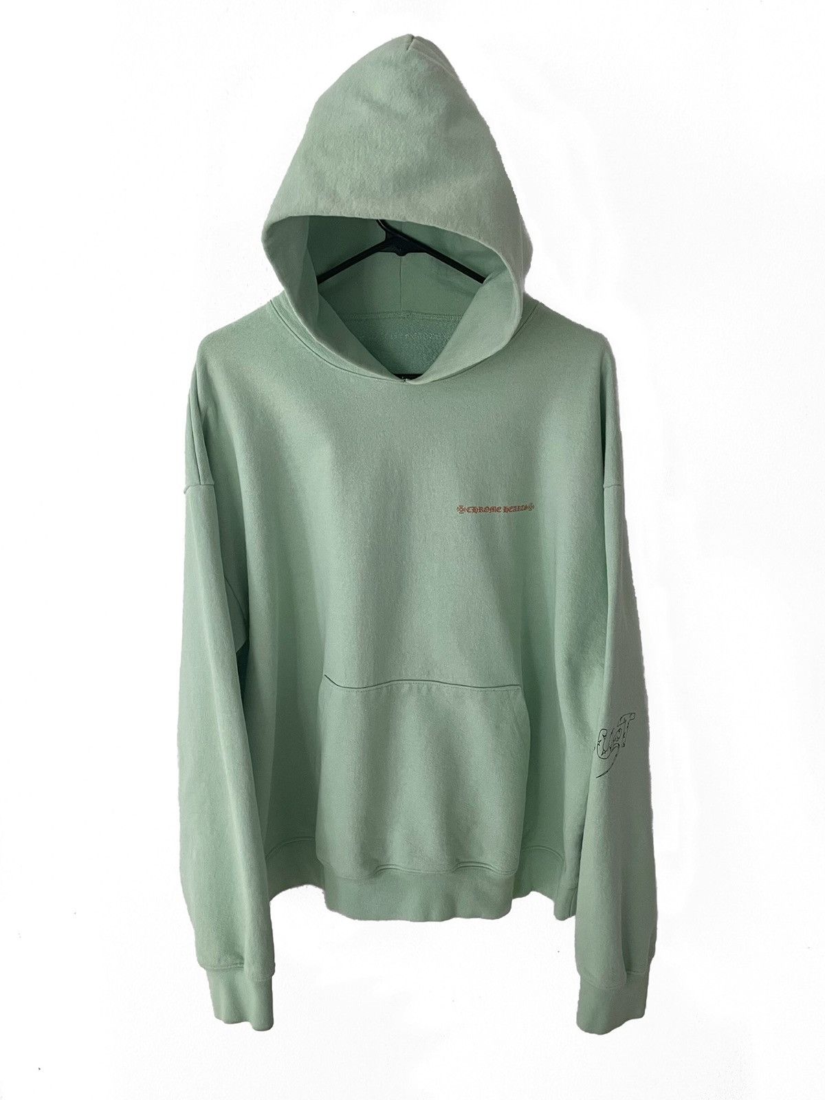 Pre owned Chrome Hearts Matty Boy Lust Hoodie In Mint Green ModeSens