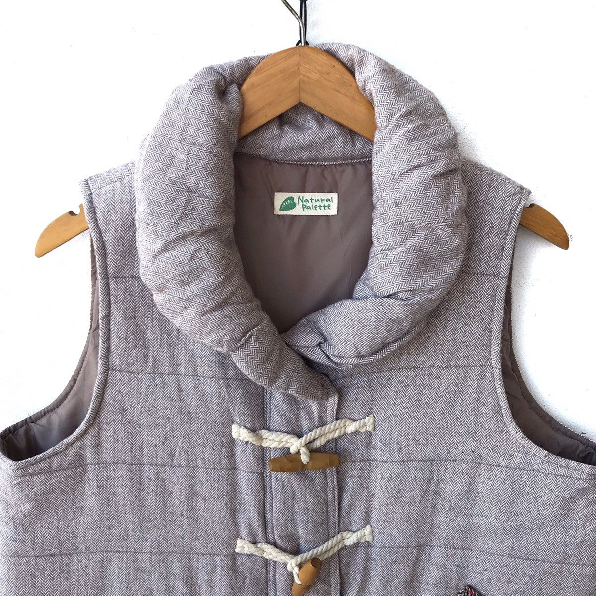 Harris Tweed × Japanese Brand Jpn Branded x Harris Tweed Herringbone Twill Puffer Vest Size US XL / EU 56 / 4 - 2 Thumbnail