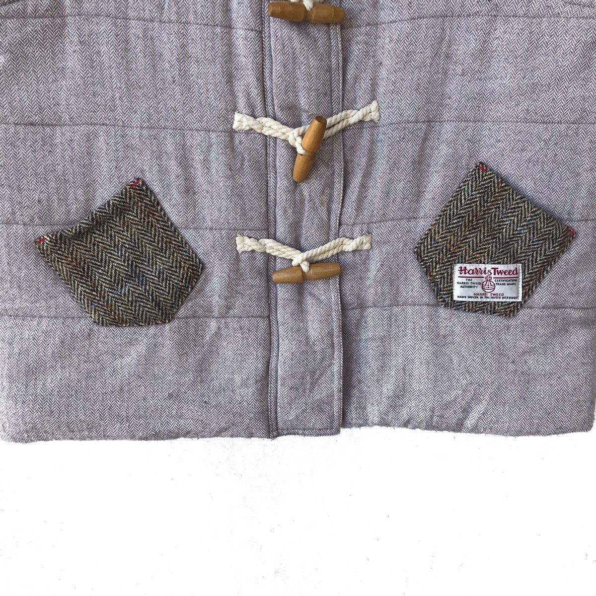 Harris Tweed × Japanese Brand Jpn Branded x Harris Tweed Herringbone Twill Puffer Vest Size US XL / EU 56 / 4 - 4 Thumbnail