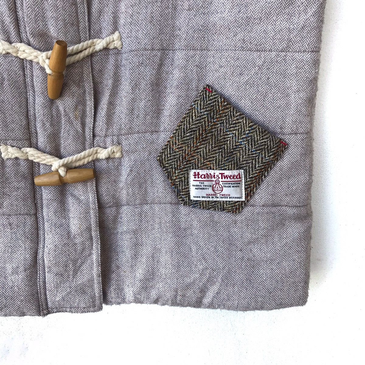 Harris Tweed × Japanese Brand Jpn Branded x Harris Tweed Herringbone Twill Puffer Vest Size US XL / EU 56 / 4 - 5 Thumbnail