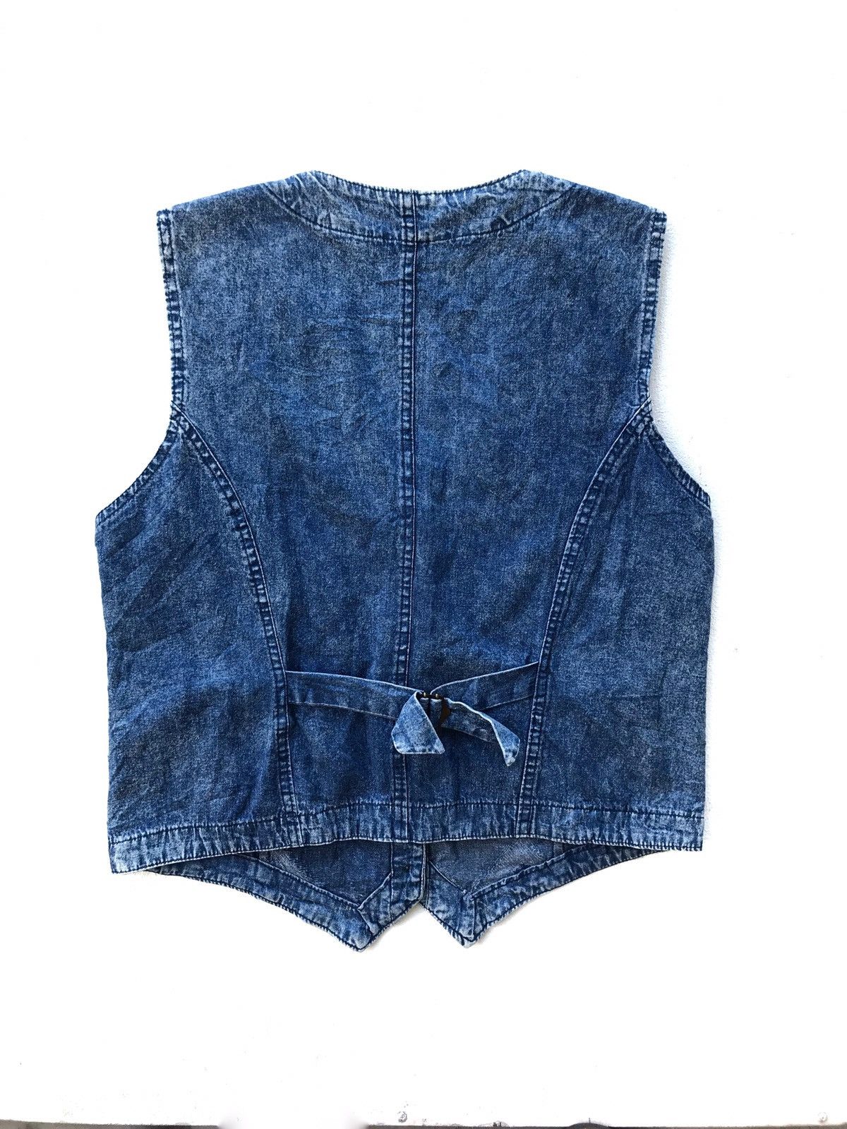 Japanese Brand Custom Boro Patchwork Soft Denim Vest Size US M / EU 48-50 / 2 - 5 Thumbnail