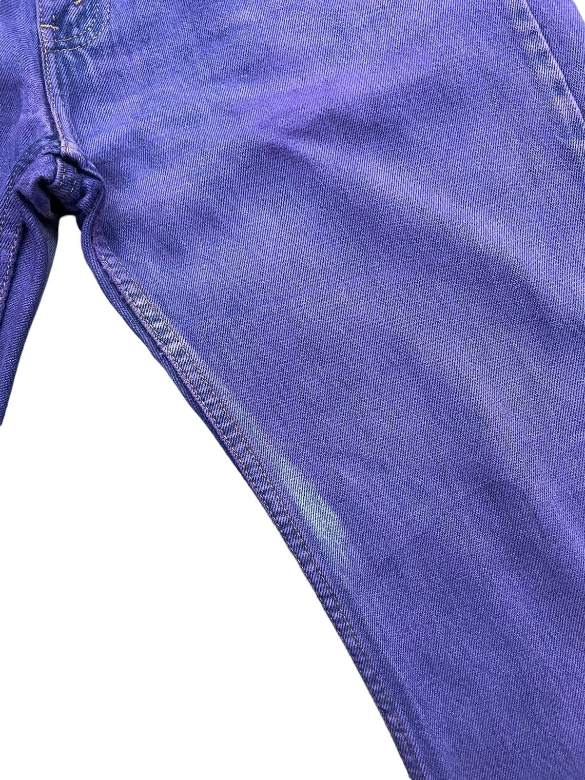 Levi's Vintage 2002 Levis 505 e Purple Dye Faded Denim Size US 31 - 3 Thumbnail