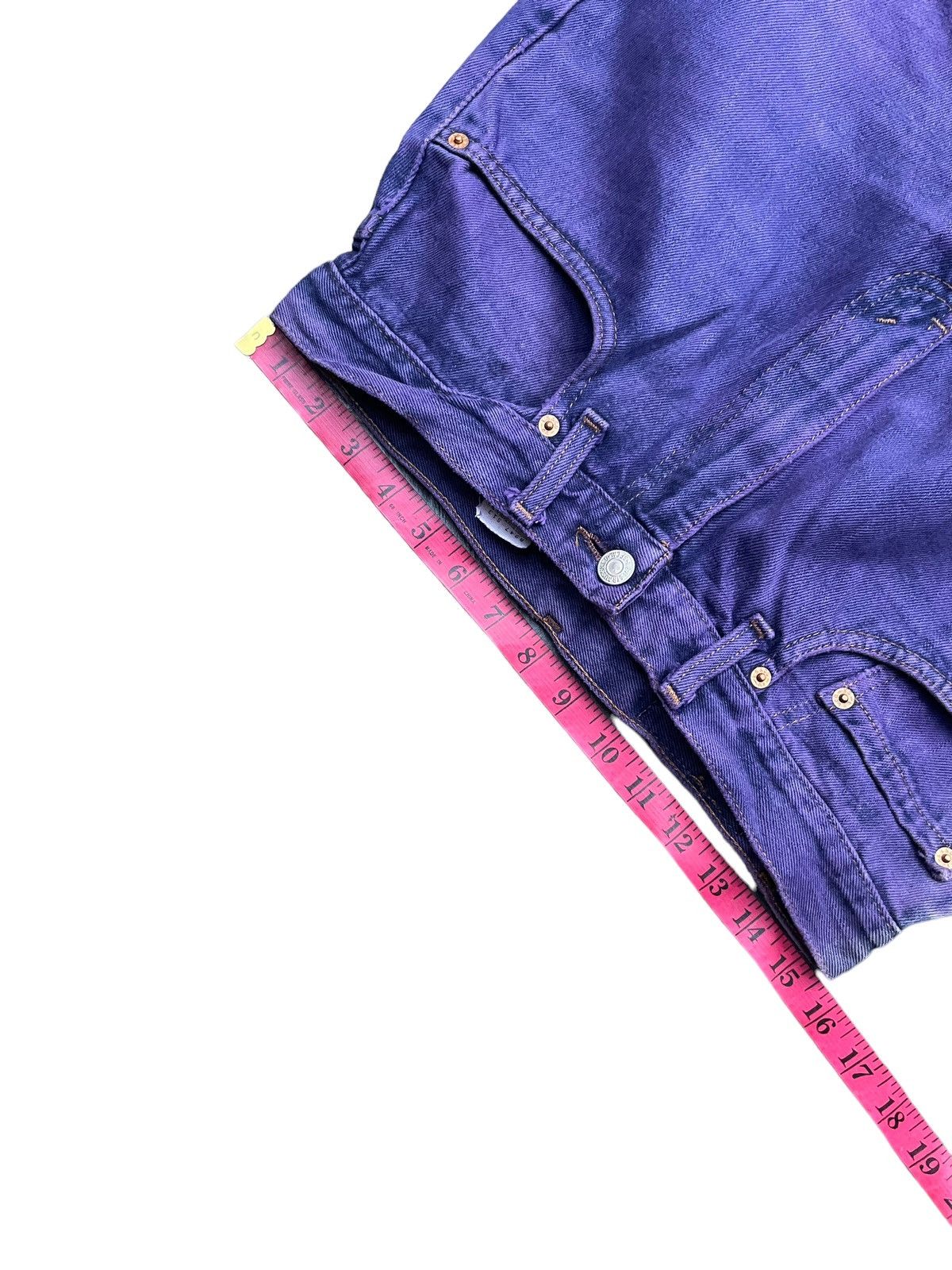 Levi's Vintage 2002 Levis 505 e Purple Dye Faded Denim Size US 31 - 16 Thumbnail