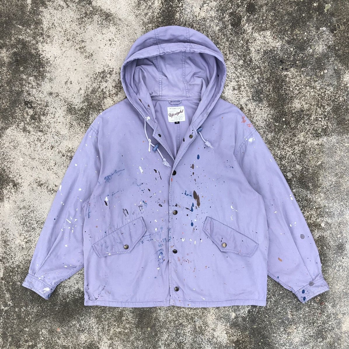 Vintage Vintage Sun Faded Upright Colour Painting Hooded Jacket Size US M / EU 48-50 / 2 - 8 Thumbnail