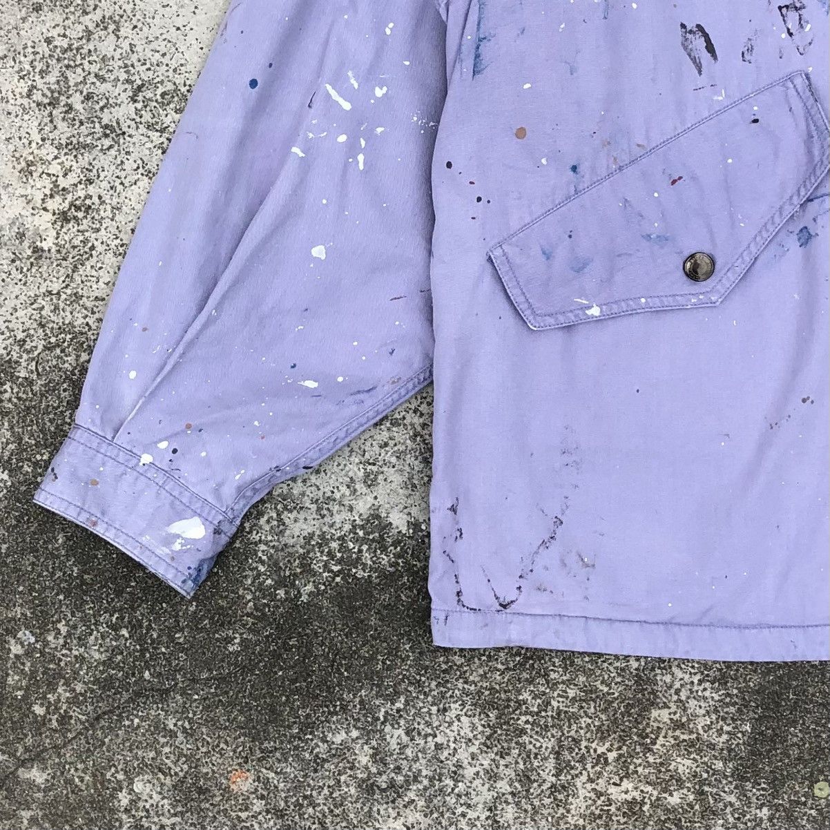 Vintage Vintage Sun Faded Upright Colour Painting Hooded Jacket Size US M / EU 48-50 / 2 - 4 Thumbnail