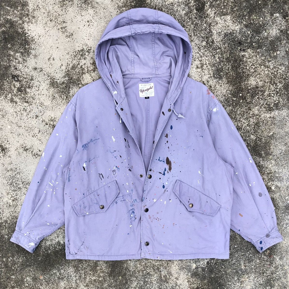 Vintage Vintage Sun Faded Upright Colour Painting Hooded Jacket Size US M / EU 48-50 / 2 - 9 Thumbnail