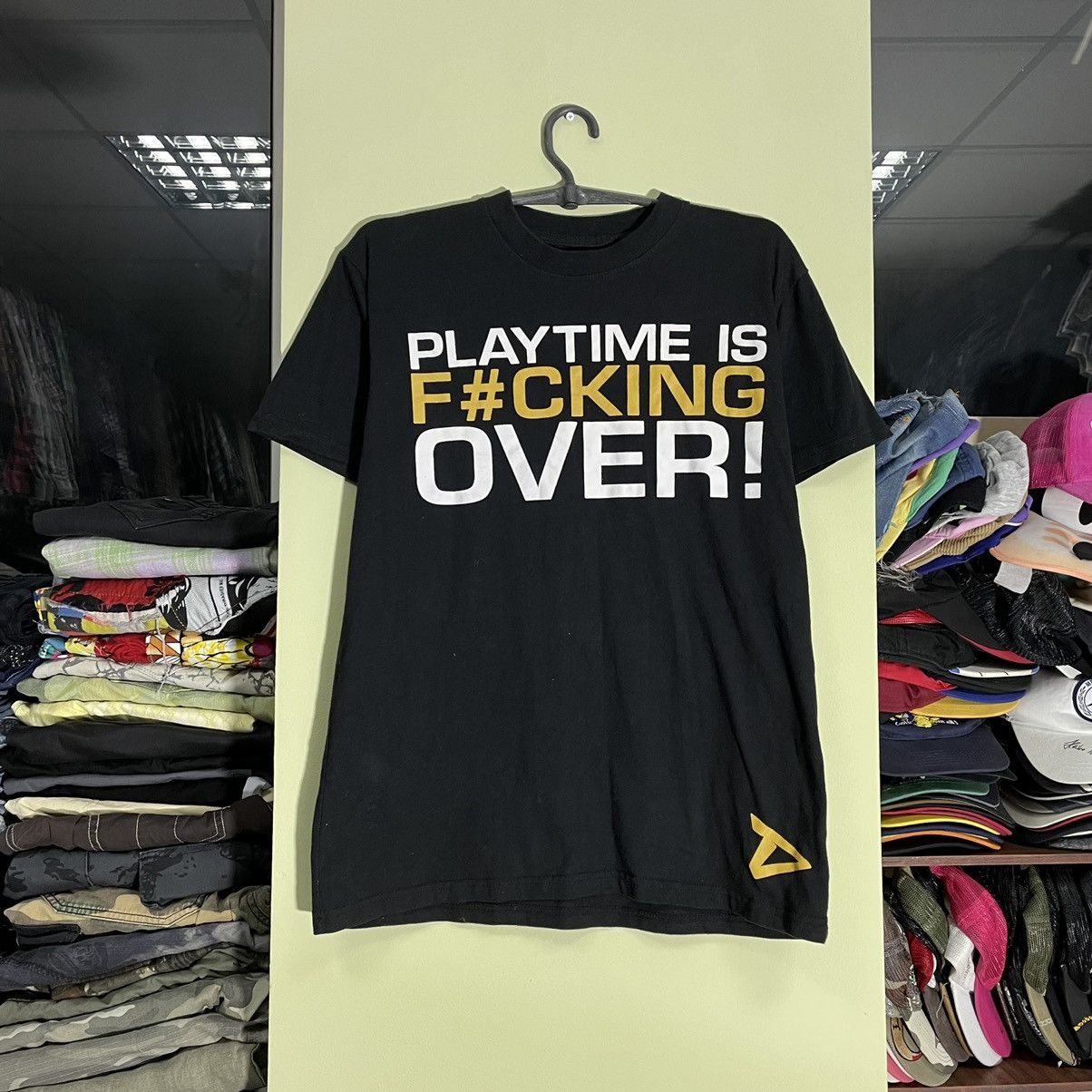 Vintage Y2K Graphic Tee Playtime Skate Streetwear Black Relaxed L Size US L / EU 52-54 / 3 - 2 Thumbnail