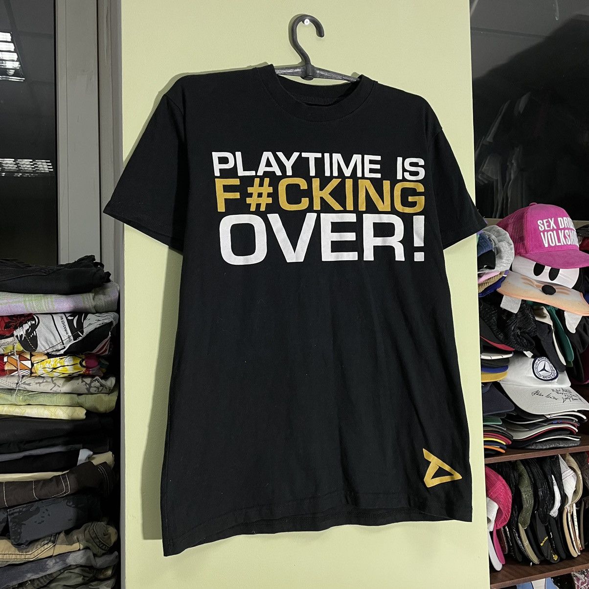 Vintage Y2K Graphic Tee Playtime Skate Streetwear Black Relaxed L Size US L / EU 52-54 / 3 - 1 Thumbnail