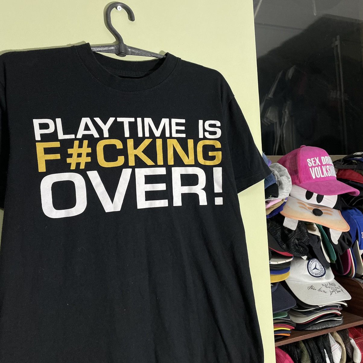 Vintage Y2K Graphic Tee Playtime Skate Streetwear Black Relaxed L Size US L / EU 52-54 / 3 - 4 Thumbnail