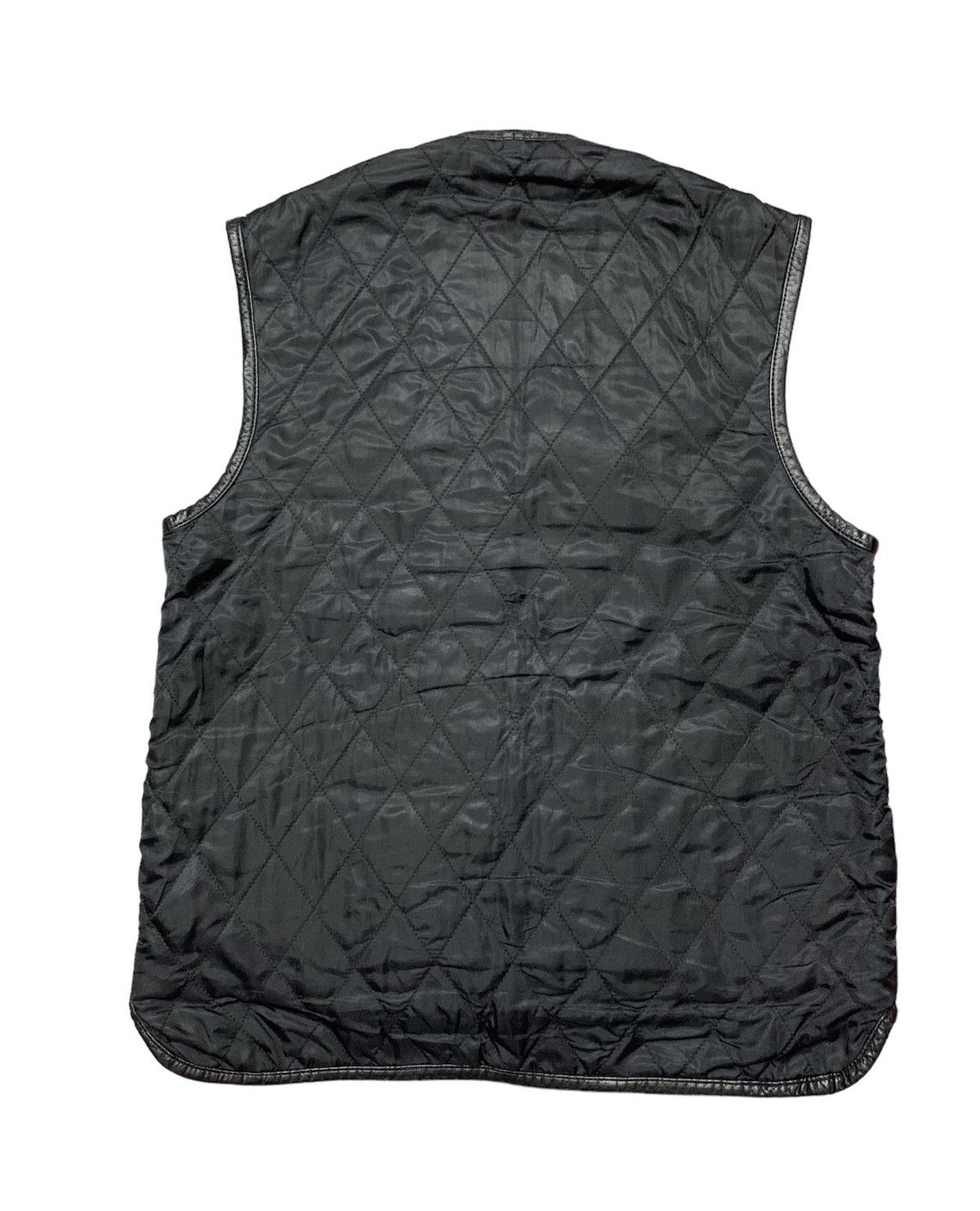 Hysteric Glamour × Japanese Brand Japanese Leather HARAJUKUMOTHERS Quilted Vest Cafe Racer Size US L / EU 52-54 / 3 - 2 Thumbnail