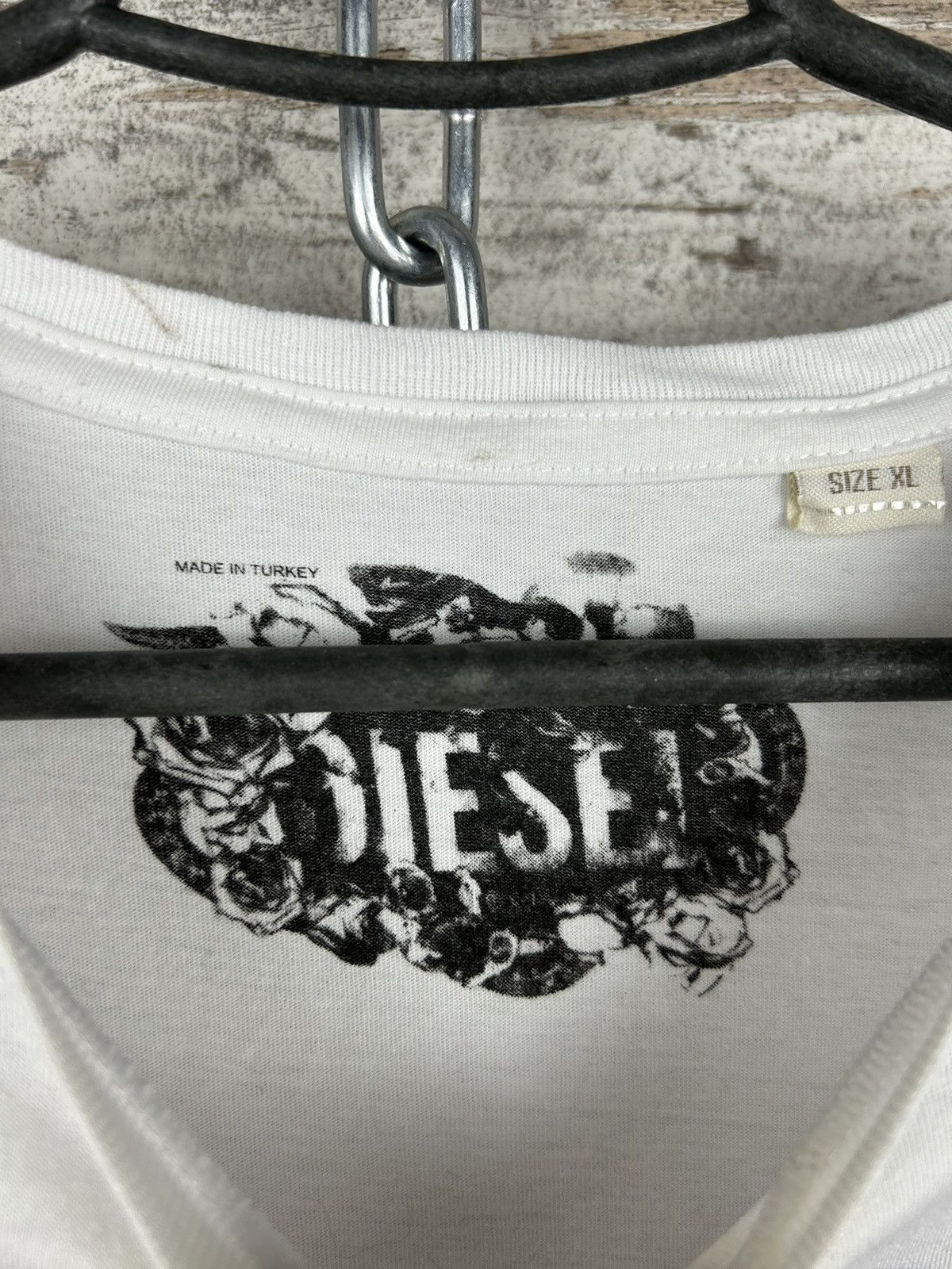 Diesel × Vintage Mens Vintage brave revival diesel T Shirt streetwear tee y2k Size US L / EU 52-54 / 3 - 7 Thumbnail