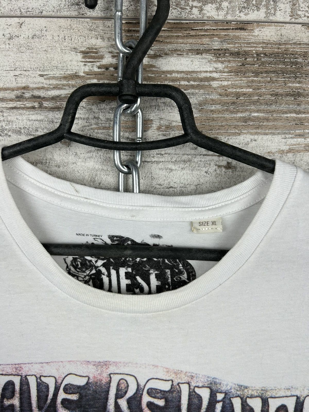 Diesel × Vintage Mens Vintage brave revival diesel T Shirt streetwear tee y2k Size US L / EU 52-54 / 3 - 6 Thumbnail