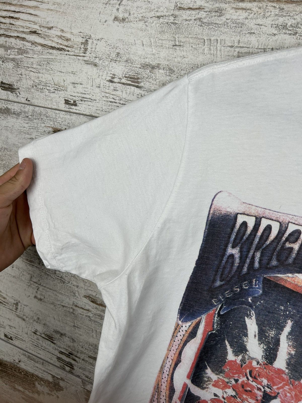 Diesel × Vintage Mens Vintage brave revival diesel T Shirt streetwear tee y2k Size US L / EU 52-54 / 3 - 4 Thumbnail