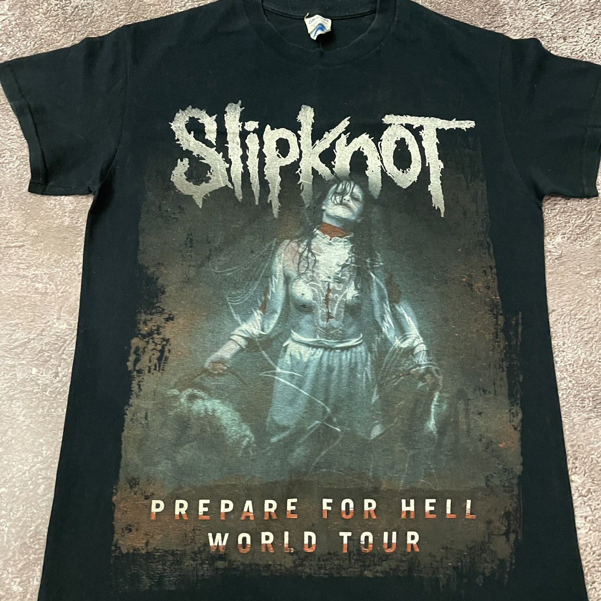 Vintage Vintage Y2K Slipknot Band Tee Sun Faded Graphic Punk Baggy M Size US M / EU 48-50 / 2 - 3 Thumbnail