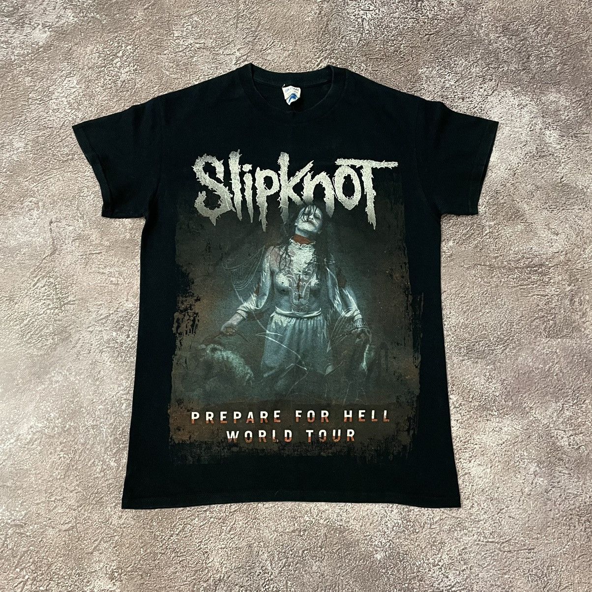 Vintage Vintage Y2K Slipknot Band Tee Sun Faded Graphic Punk Baggy M Size US M / EU 48-50 / 2 - 4 Thumbnail