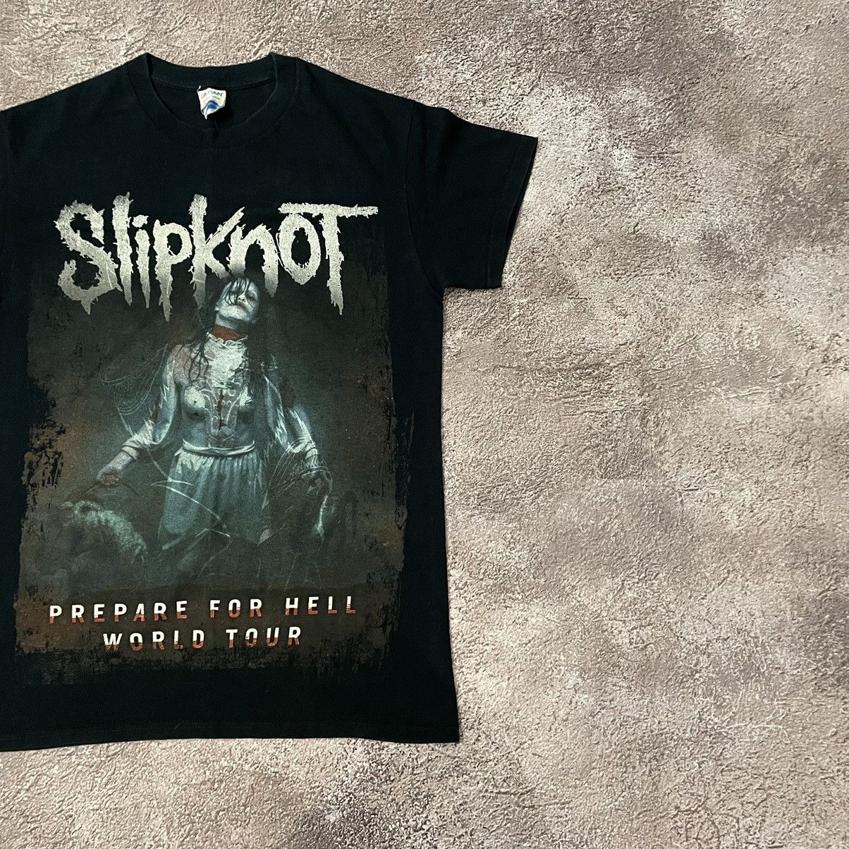 Vintage Vintage Y2K Slipknot Band Tee Sun Faded Graphic Punk Baggy M Size US M / EU 48-50 / 2 - 5 Thumbnail