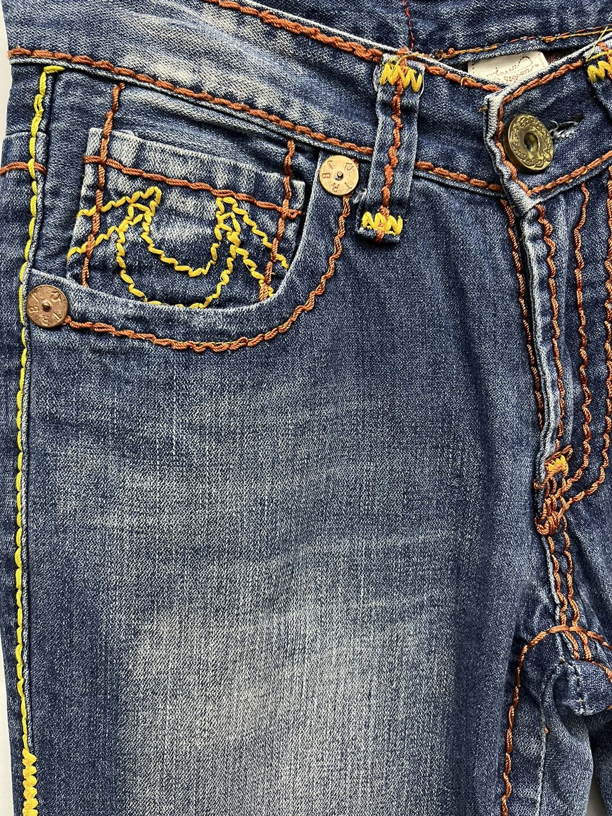 True Religion × Vintage FYE🔥TRUE RELIGION BILLY SUPER T Big Stitch Easy Fit Denim💥 Size US 31 - 7 Thumbnail
