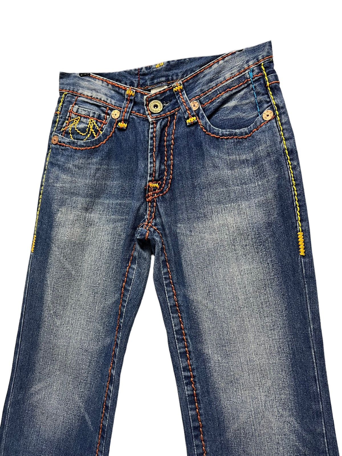 True Religion × Vintage FYE🔥TRUE RELIGION BILLY SUPER T Big Stitch Easy Fit Denim💥 Size US 31 - 4 Thumbnail