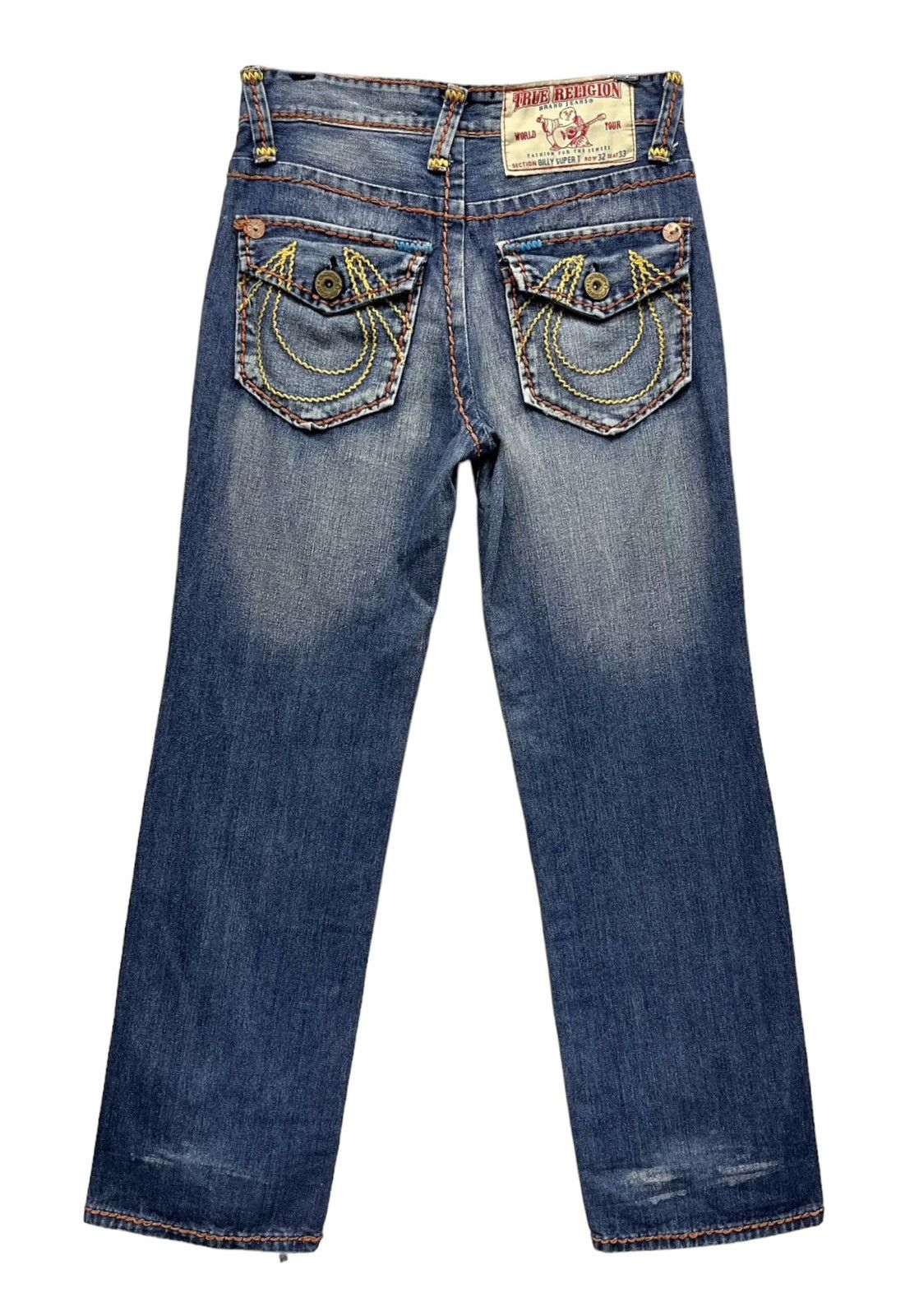 True Religion × Vintage FYE🔥TRUE RELIGION BILLY SUPER T Big Stitch Easy Fit Denim💥 Size US 31 - 3 Thumbnail