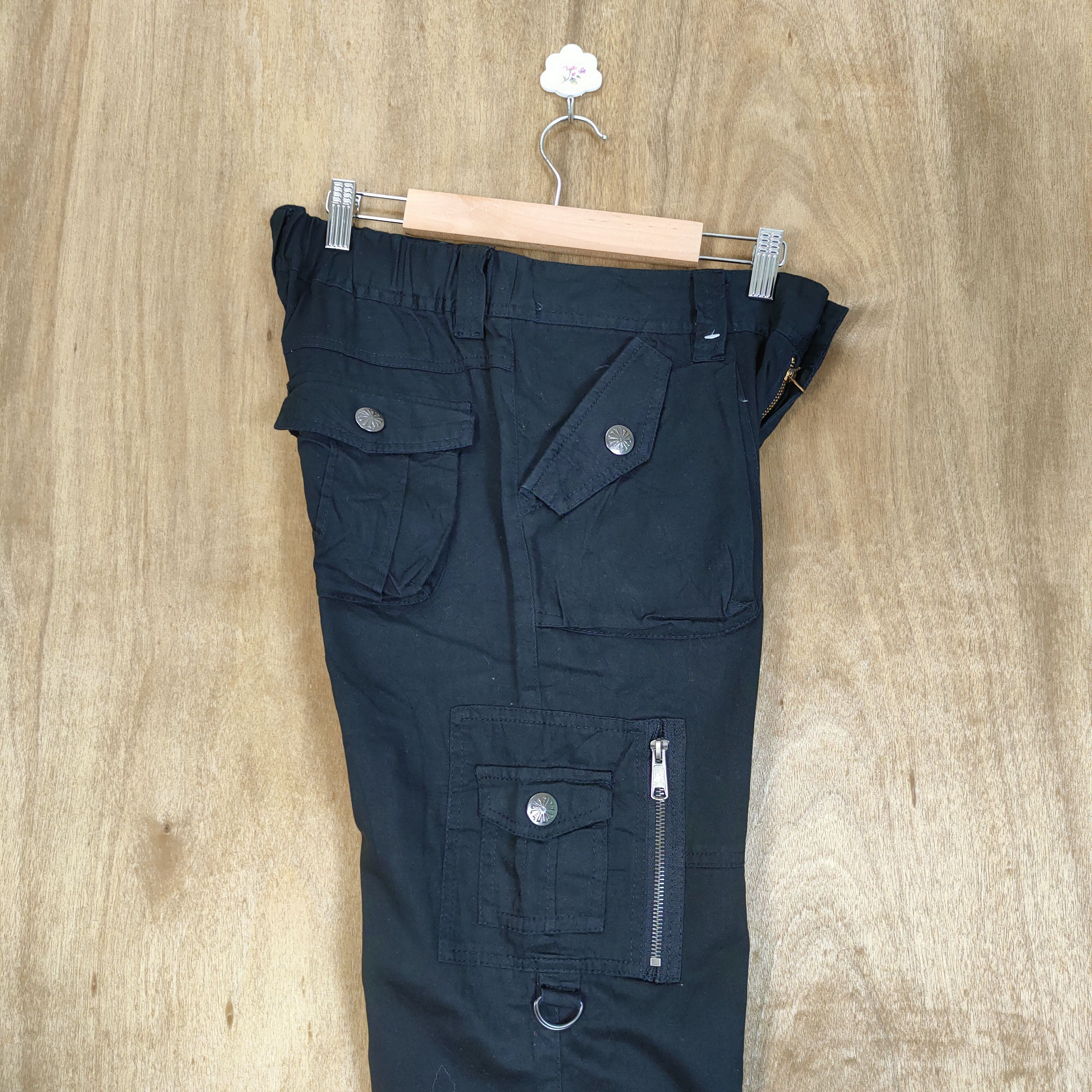 Japanese Brand JAPANESE BRAND BLACK CARGO PANTS Size US 29 - 13 Thumbnail