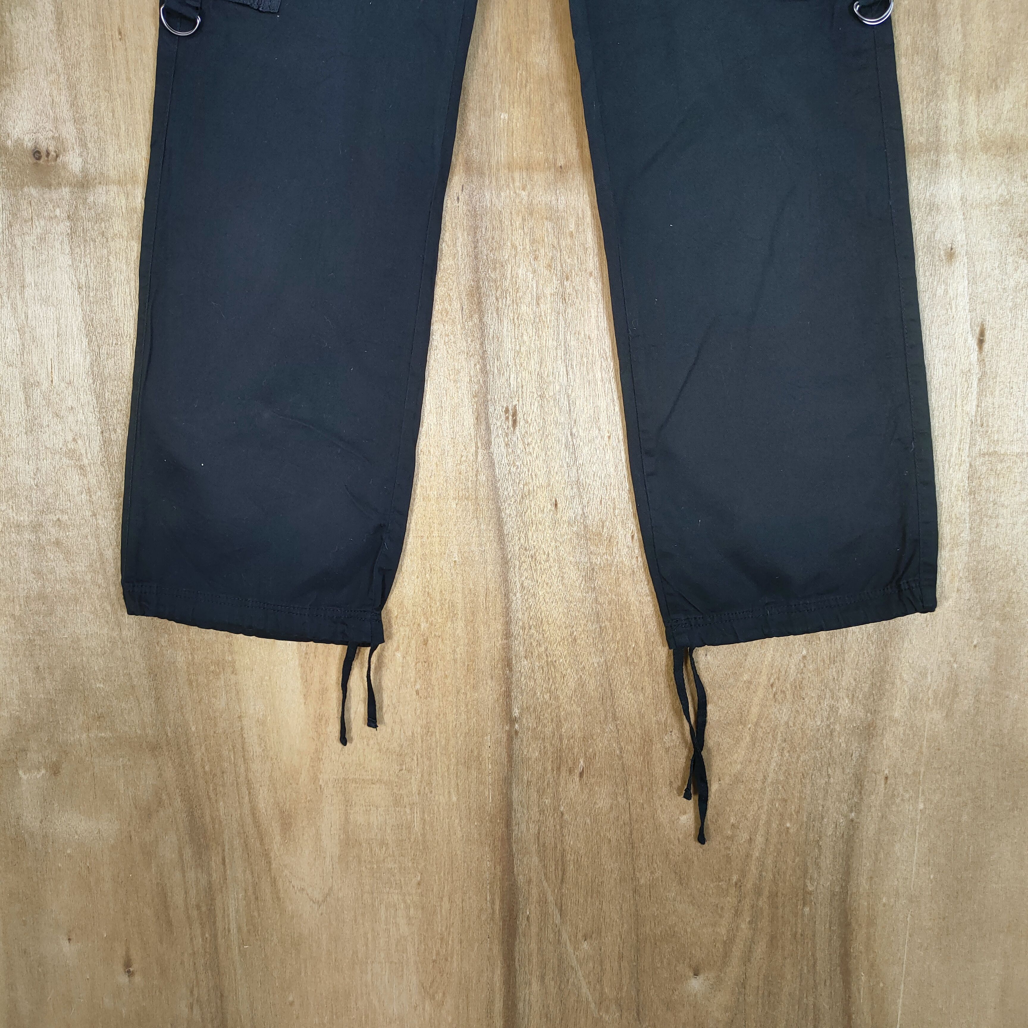 Japanese Brand JAPANESE BRAND BLACK CARGO PANTS Size US 29 - 3 Thumbnail