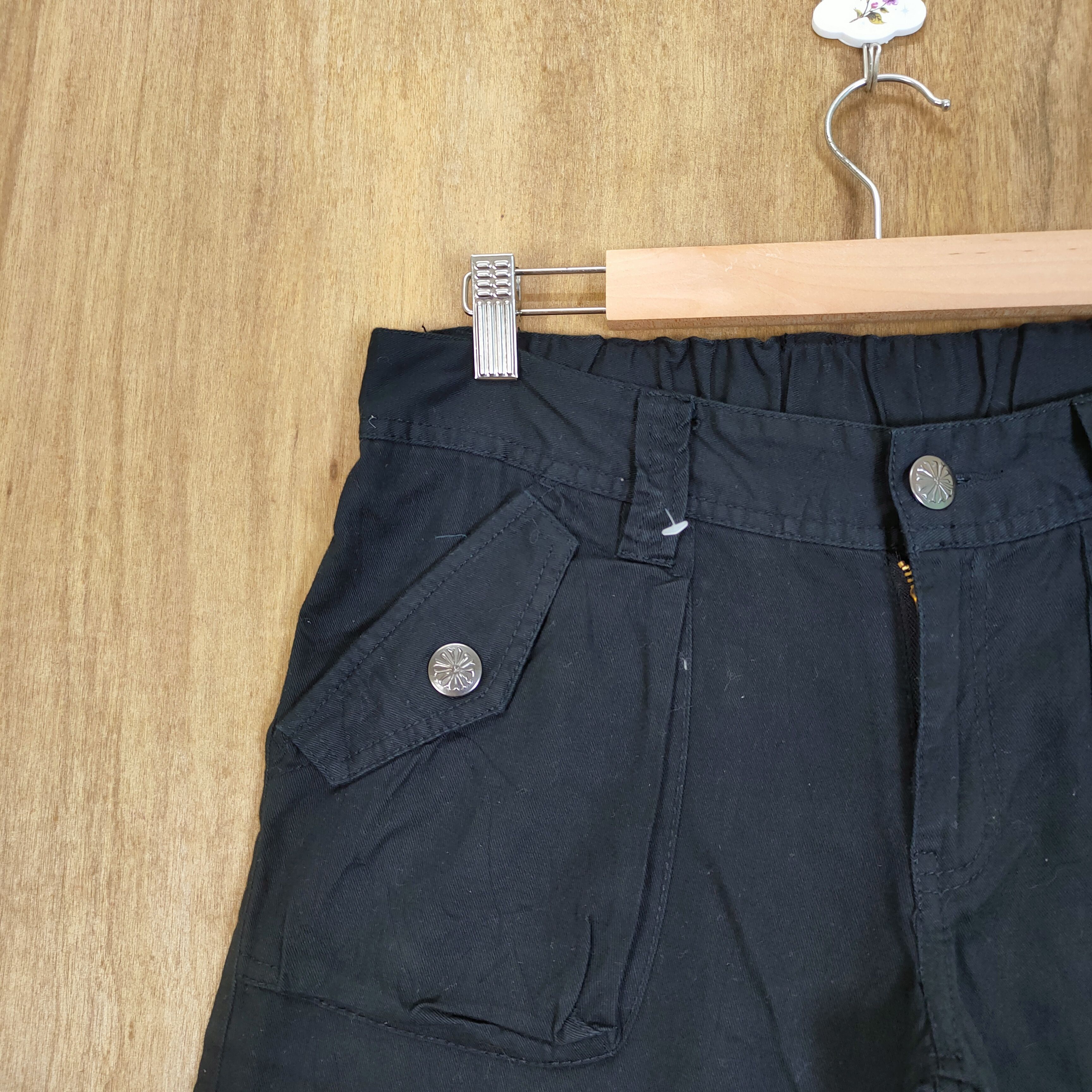 Japanese Brand JAPANESE BRAND BLACK CARGO PANTS Size US 29 - 5 Thumbnail