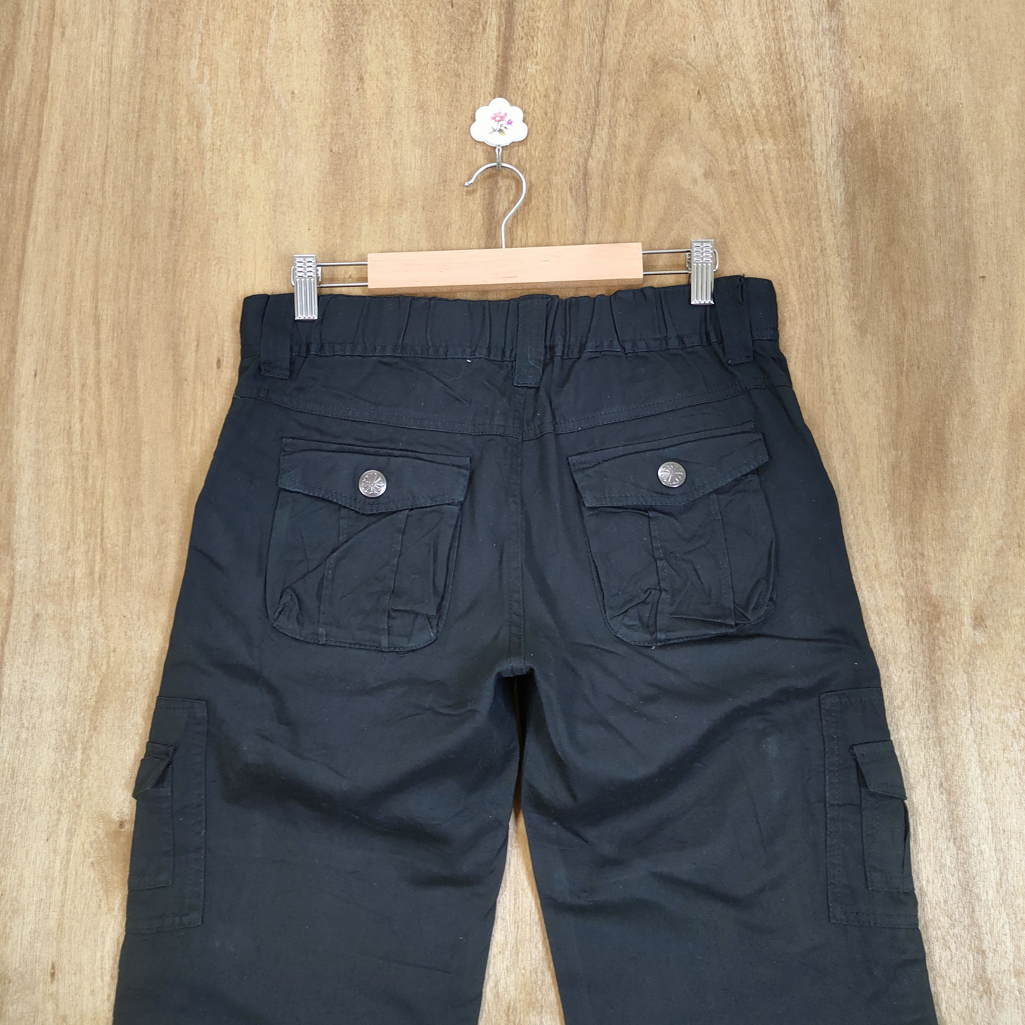 Japanese Brand JAPANESE BRAND BLACK CARGO PANTS Size US 29 - 8 Thumbnail