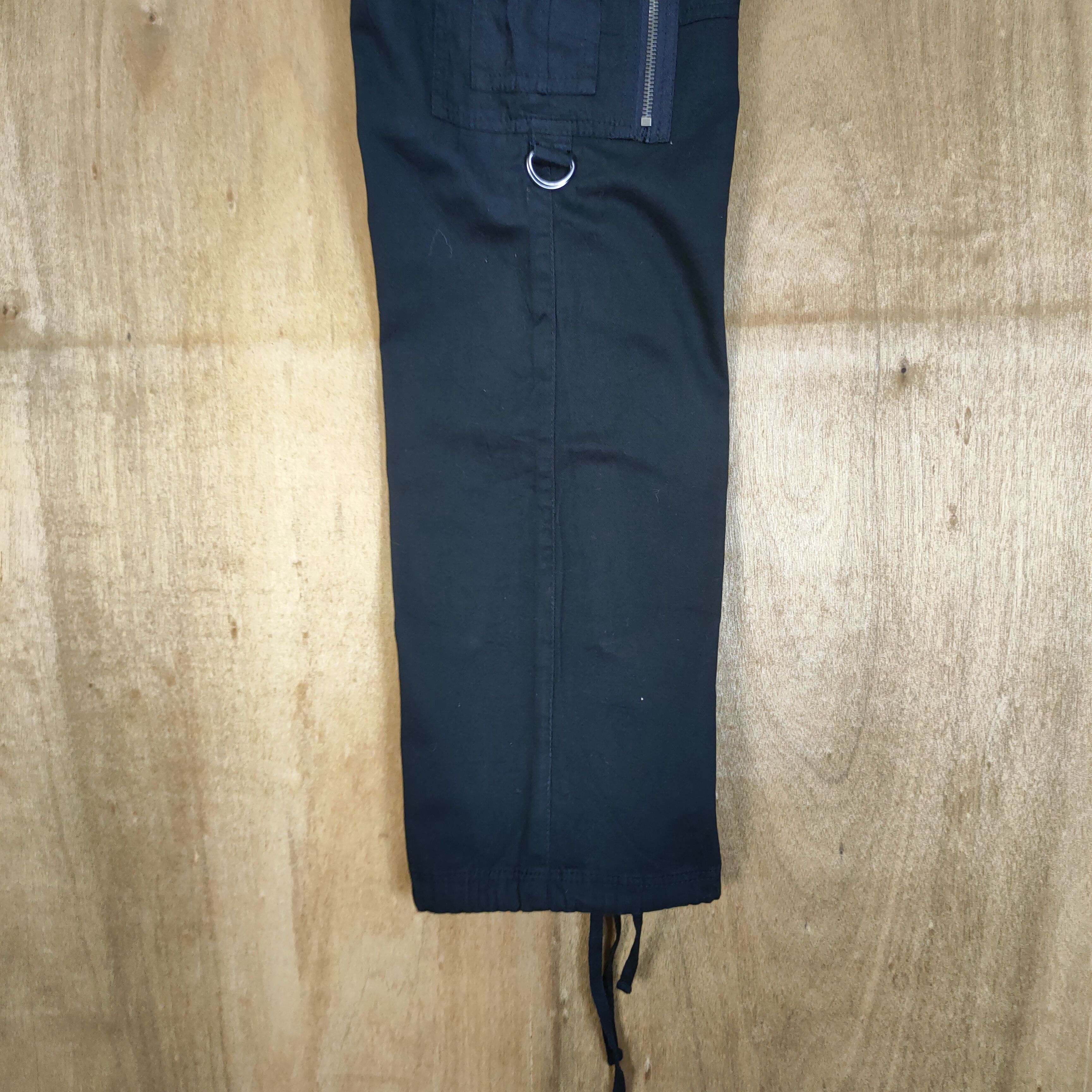 Japanese Brand JAPANESE BRAND BLACK CARGO PANTS Size US 29 - 14 Thumbnail