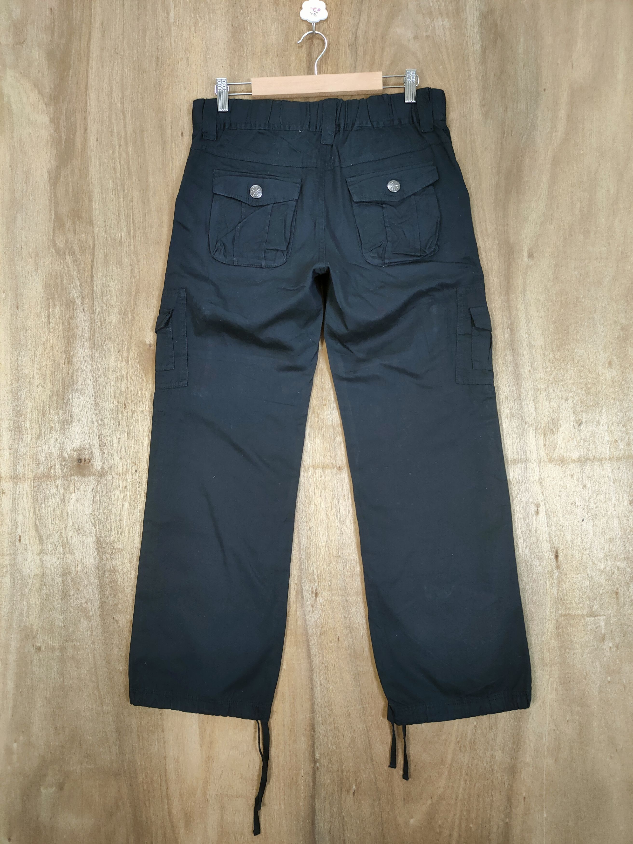 Japanese Brand JAPANESE BRAND BLACK CARGO PANTS Size US 29 - 7 Thumbnail