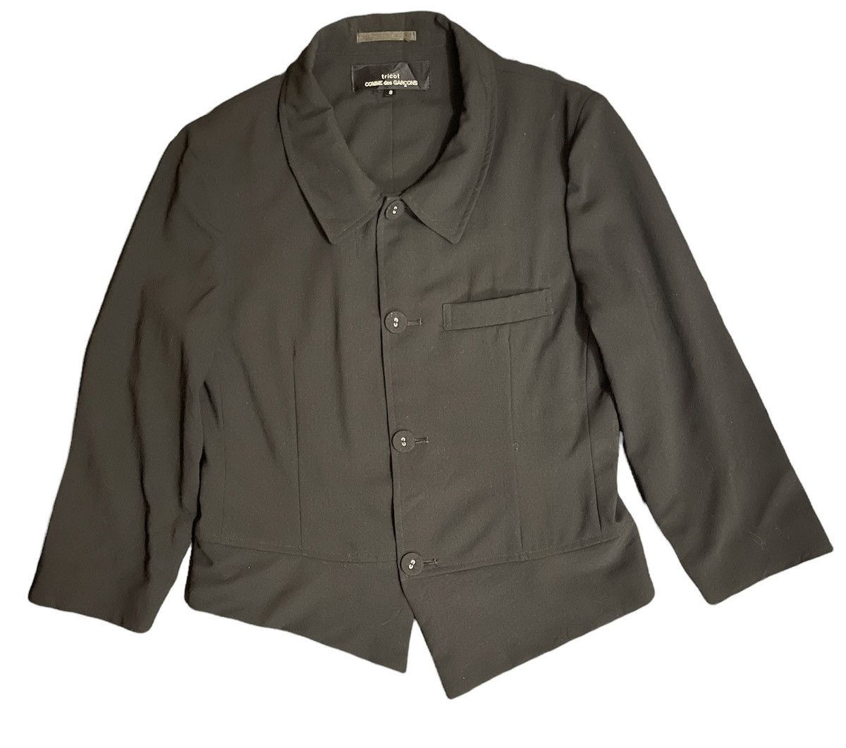 Tricot Comme des Garcons AW1993 gold nylon quilted bomber jacket