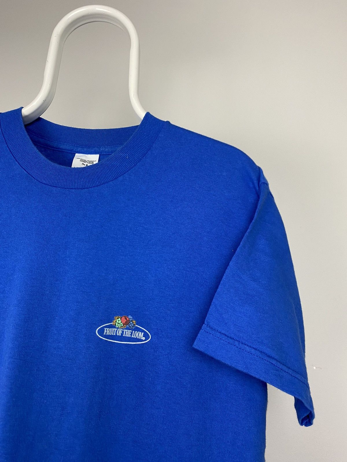 Fruit Of The Loom × Vintage Fruit of the loom vintage T-shirt blue small logo Size US M / EU 48-50 / 2 - 2 Thumbnail