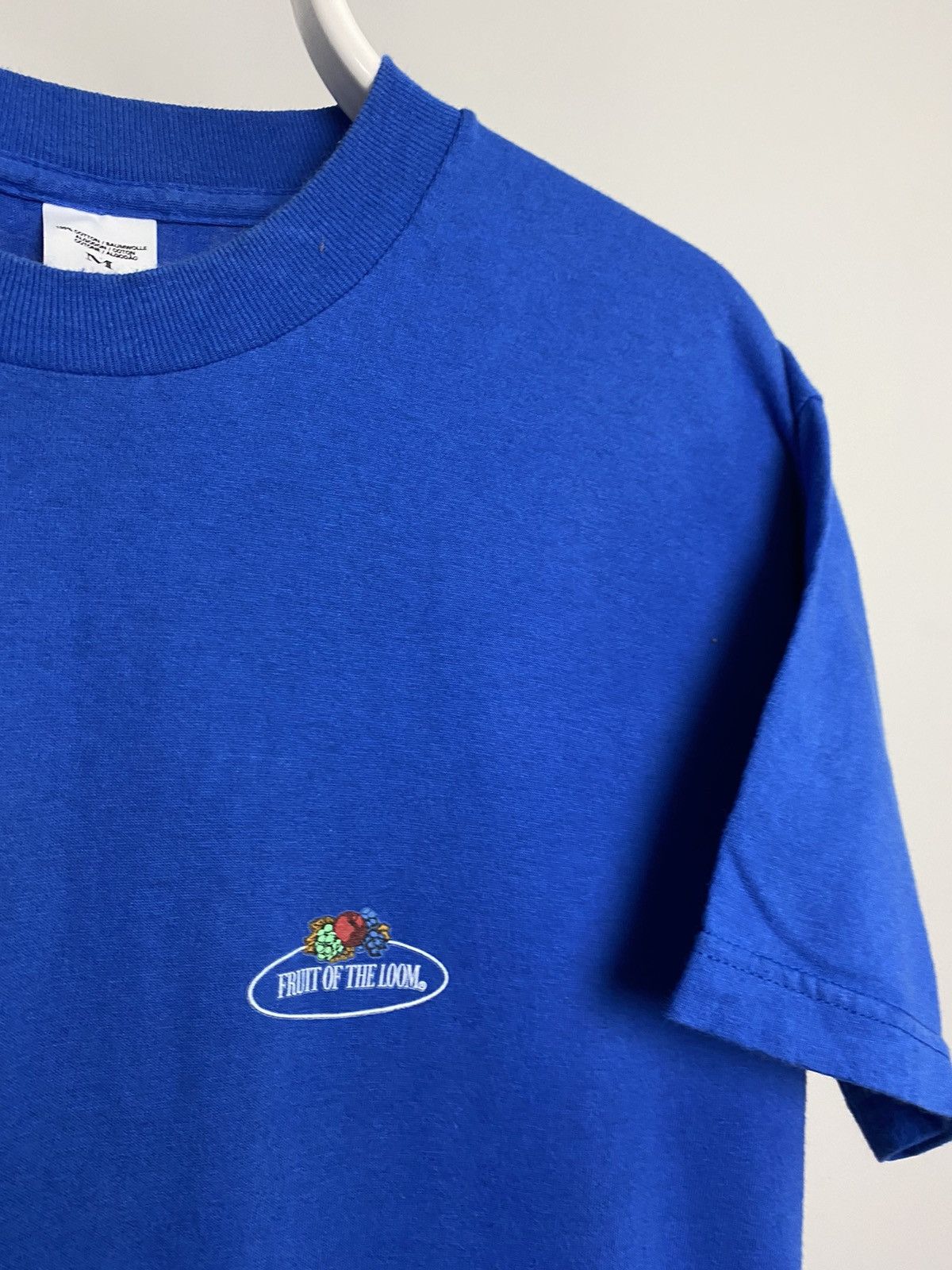 Fruit Of The Loom × Vintage Fruit of the loom vintage T-shirt blue small logo Size US M / EU 48-50 / 2 - 4 Thumbnail