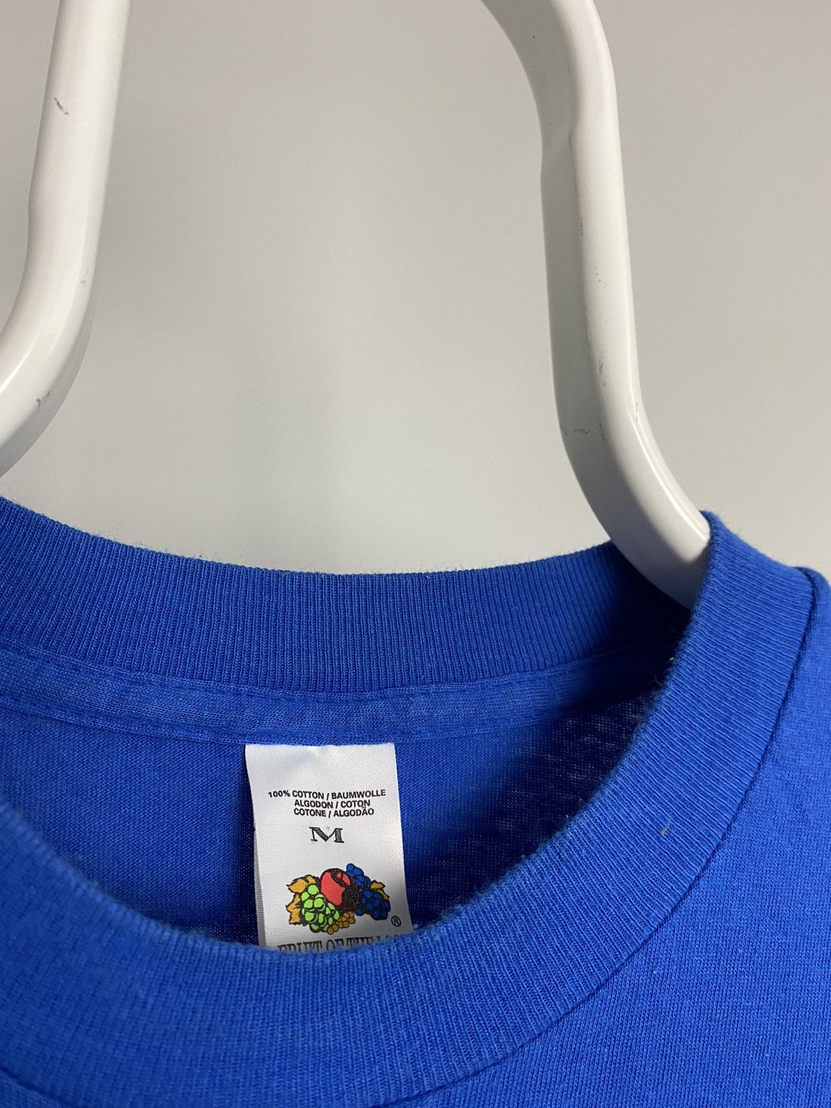 Fruit Of The Loom × Vintage Fruit of the loom vintage T-shirt blue small logo Size US M / EU 48-50 / 2 - 3 Thumbnail