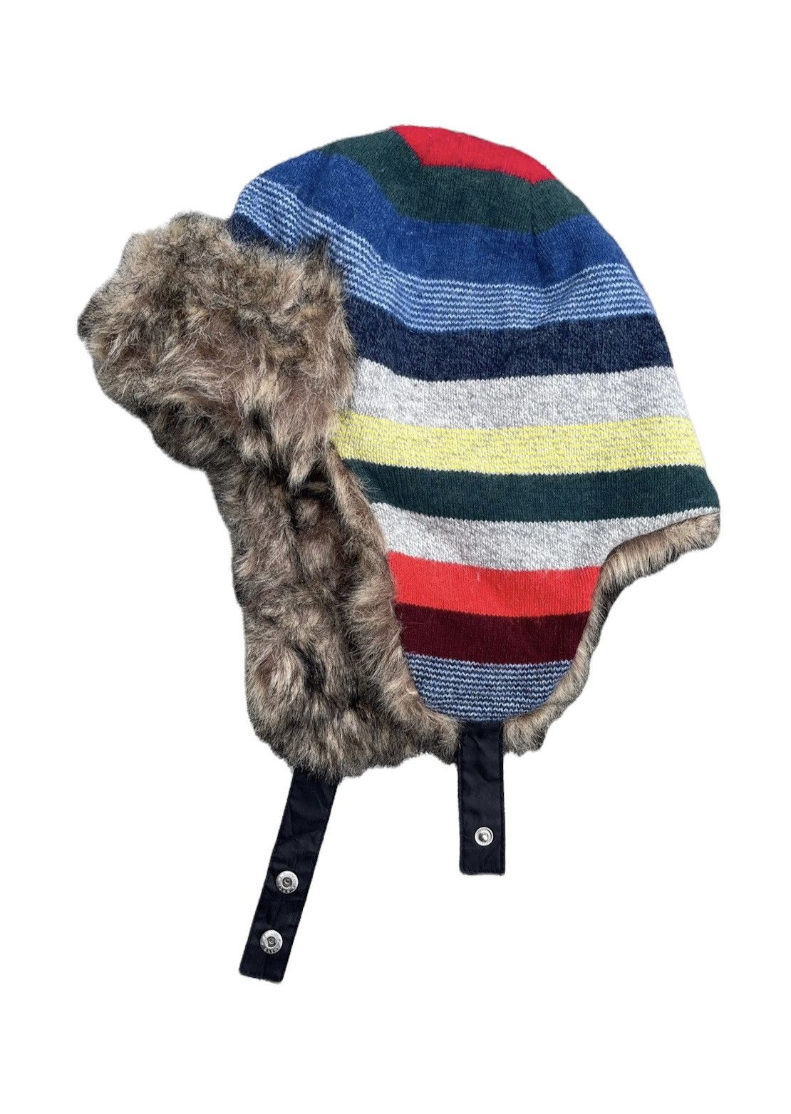 image of Gap x Winter Session Crazy Multicolor Furry Trapper Hats, Men's