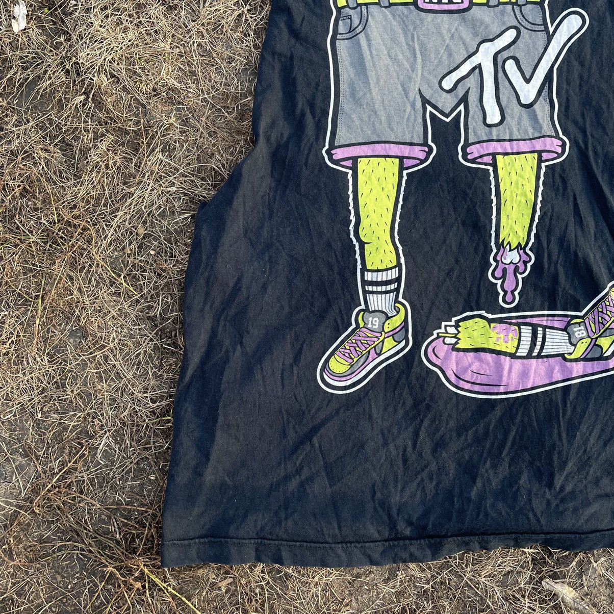 Vintage Vintage Y2K MTV Graphic Tee Sun Faded Streetwear Skate M Size US M / EU 48-50 / 2 - 3 Thumbnail