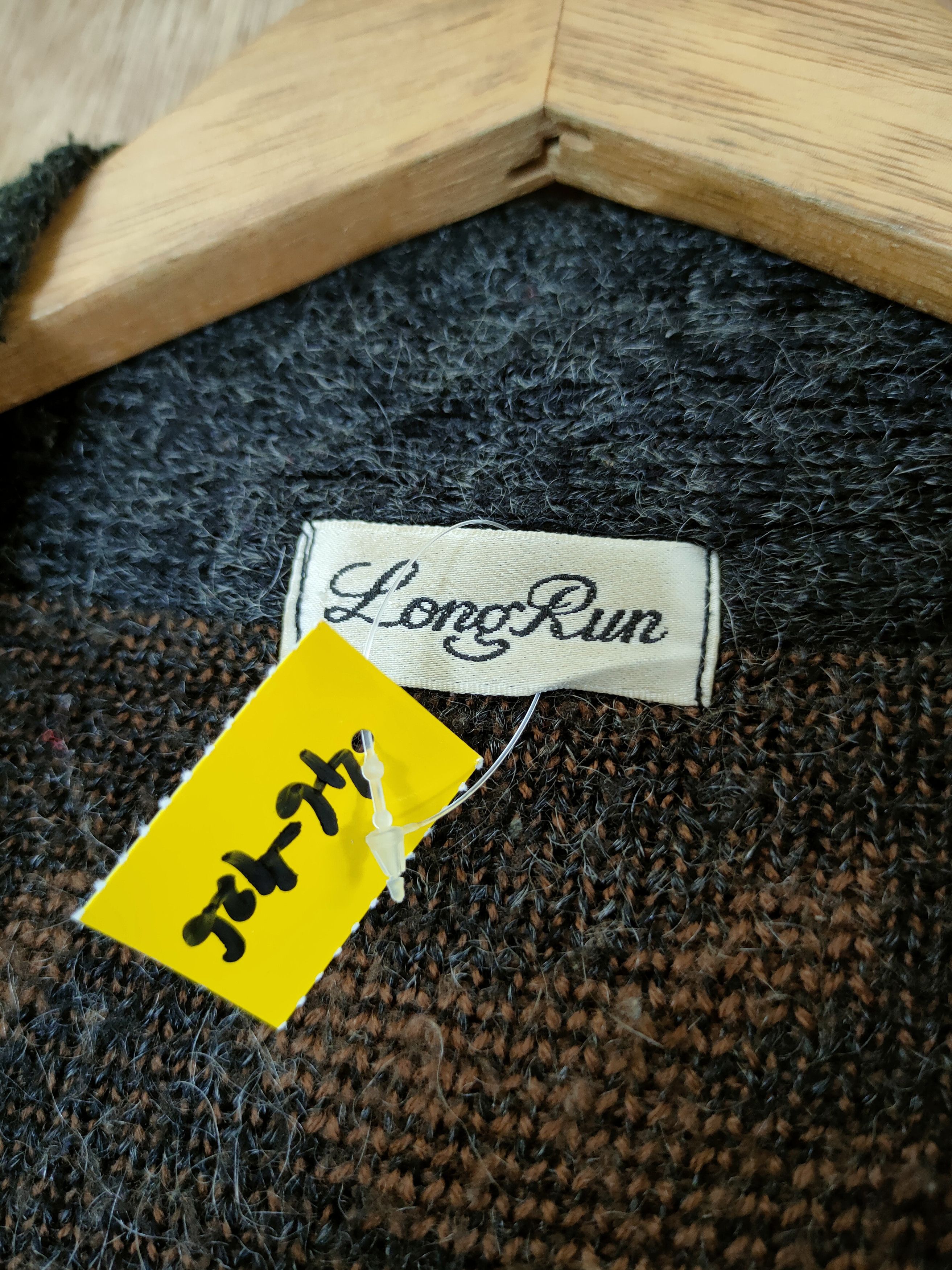 Homespun Knitwear DL Long Run cardigan mohair art vintage knitwear #46-426 Size L / US 10 / IT 46 - 5 Thumbnail