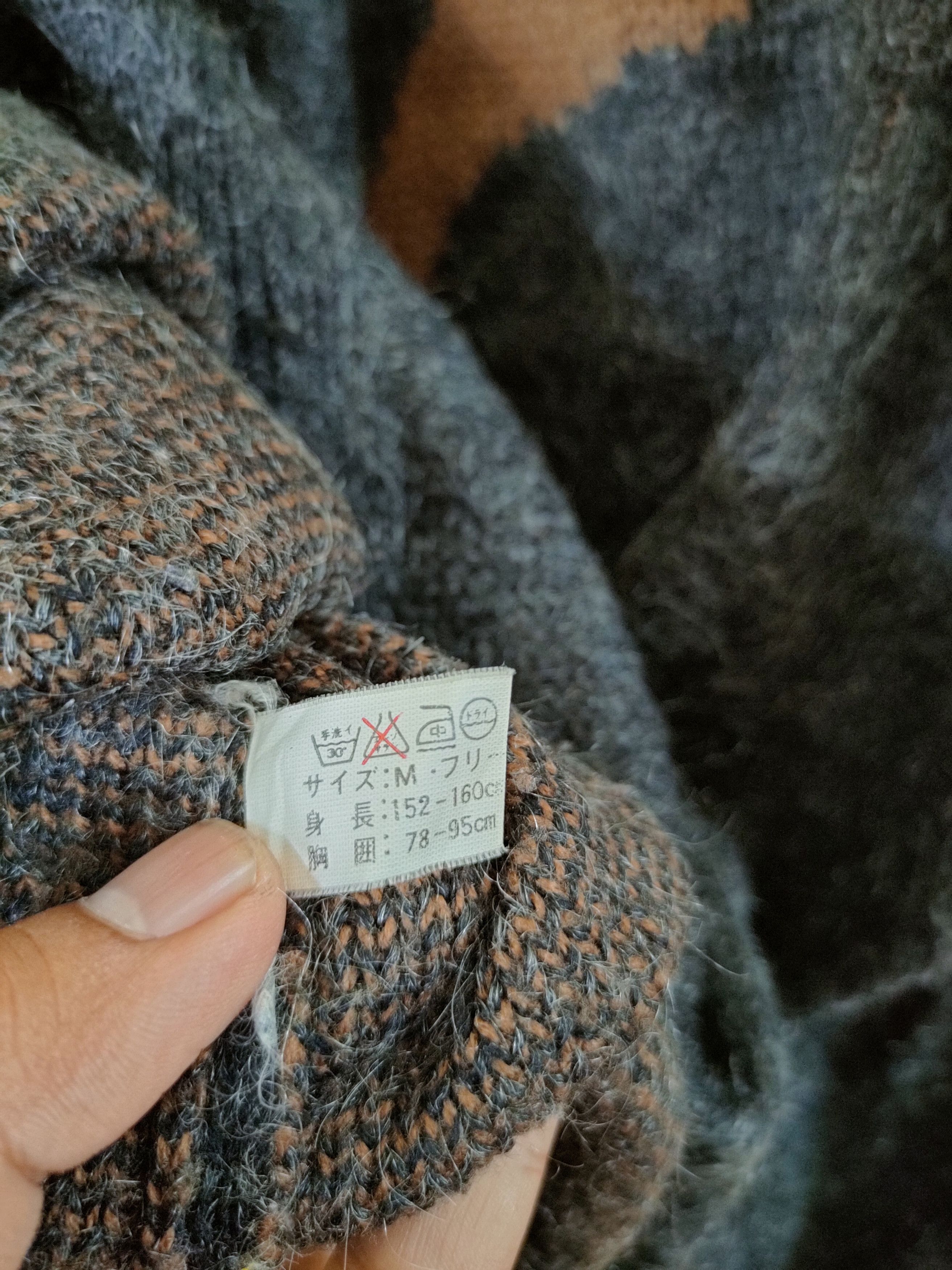 Homespun Knitwear DL Long Run cardigan mohair art vintage knitwear #46-426 Size L / US 10 / IT 46 - 10 Thumbnail