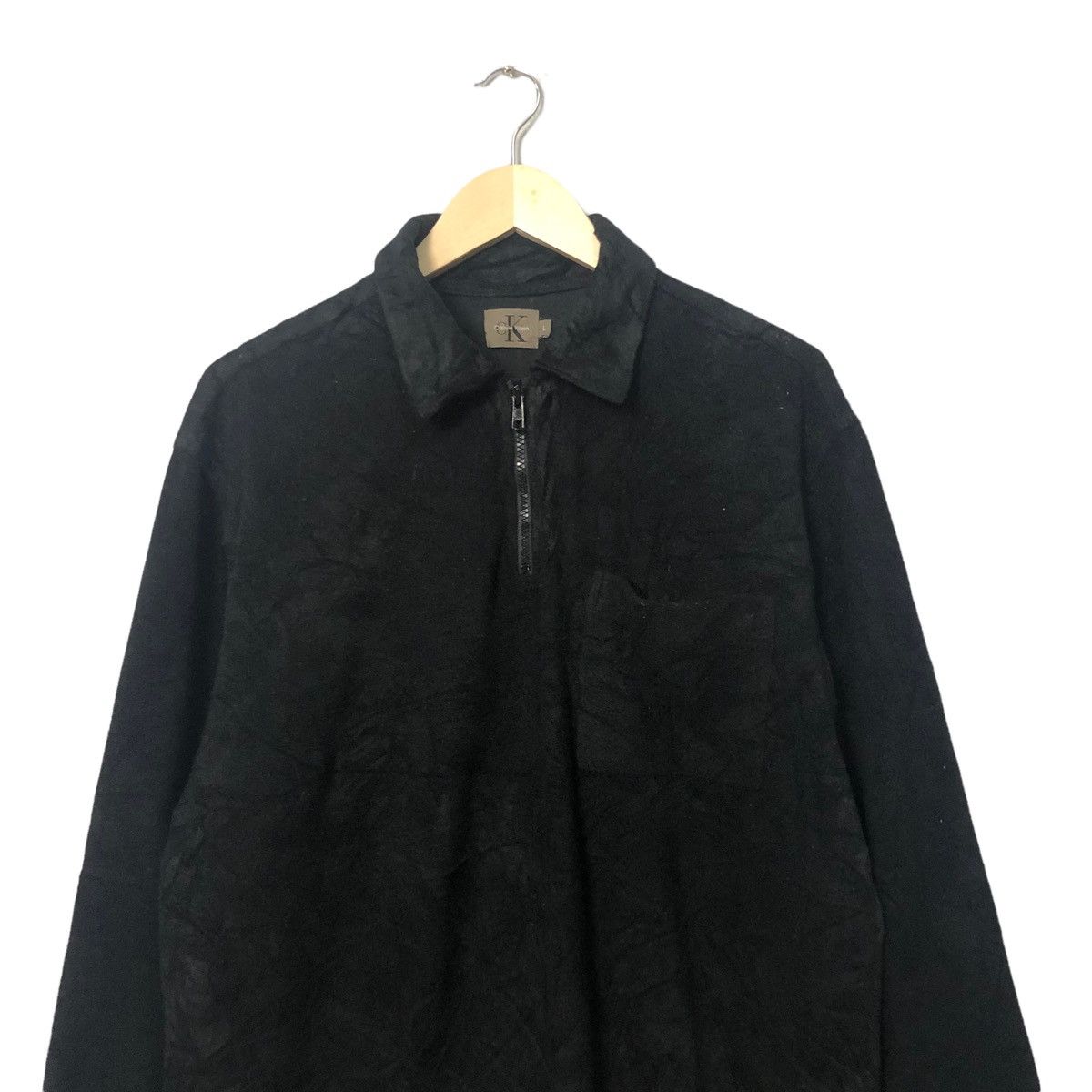 Calvin Klein Vintage Calvin Klein Half Zipper Sweater Made in Japan Size US L / EU 52-54 / 3 - 4 Thumbnail