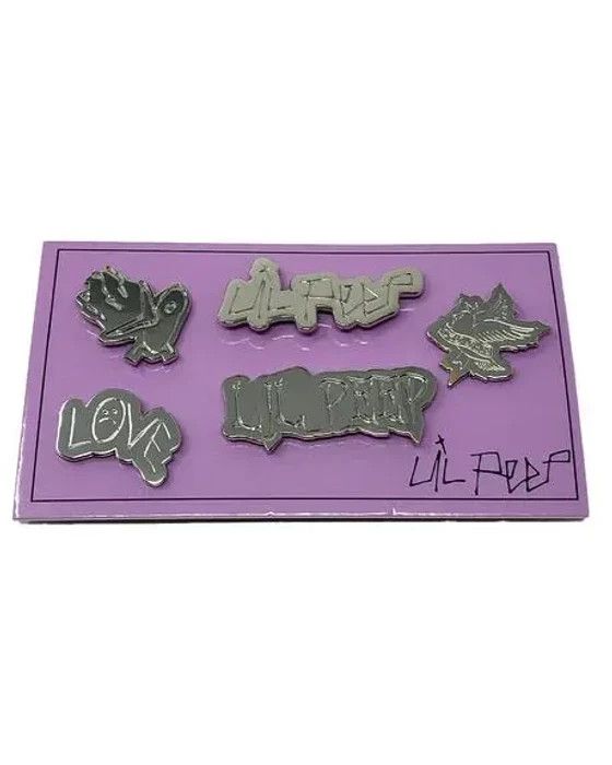 Gothboiclique Lil Peep Streetwear Lil Peep 5 Pieces Pin Set Grailed