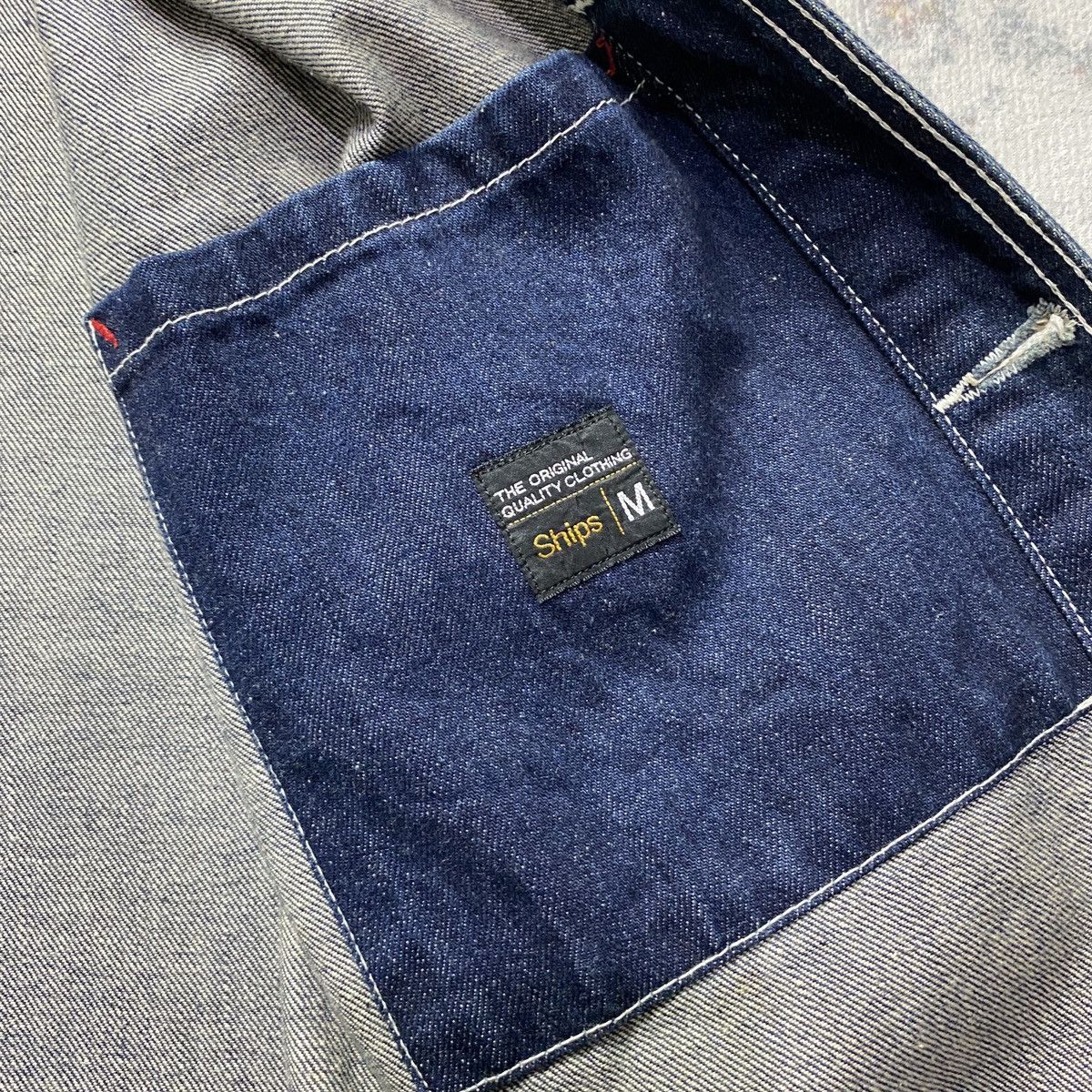 Japanese Brand Ships chore denim jacket Size US M / EU 48-50 / 2 - 6 Thumbnail