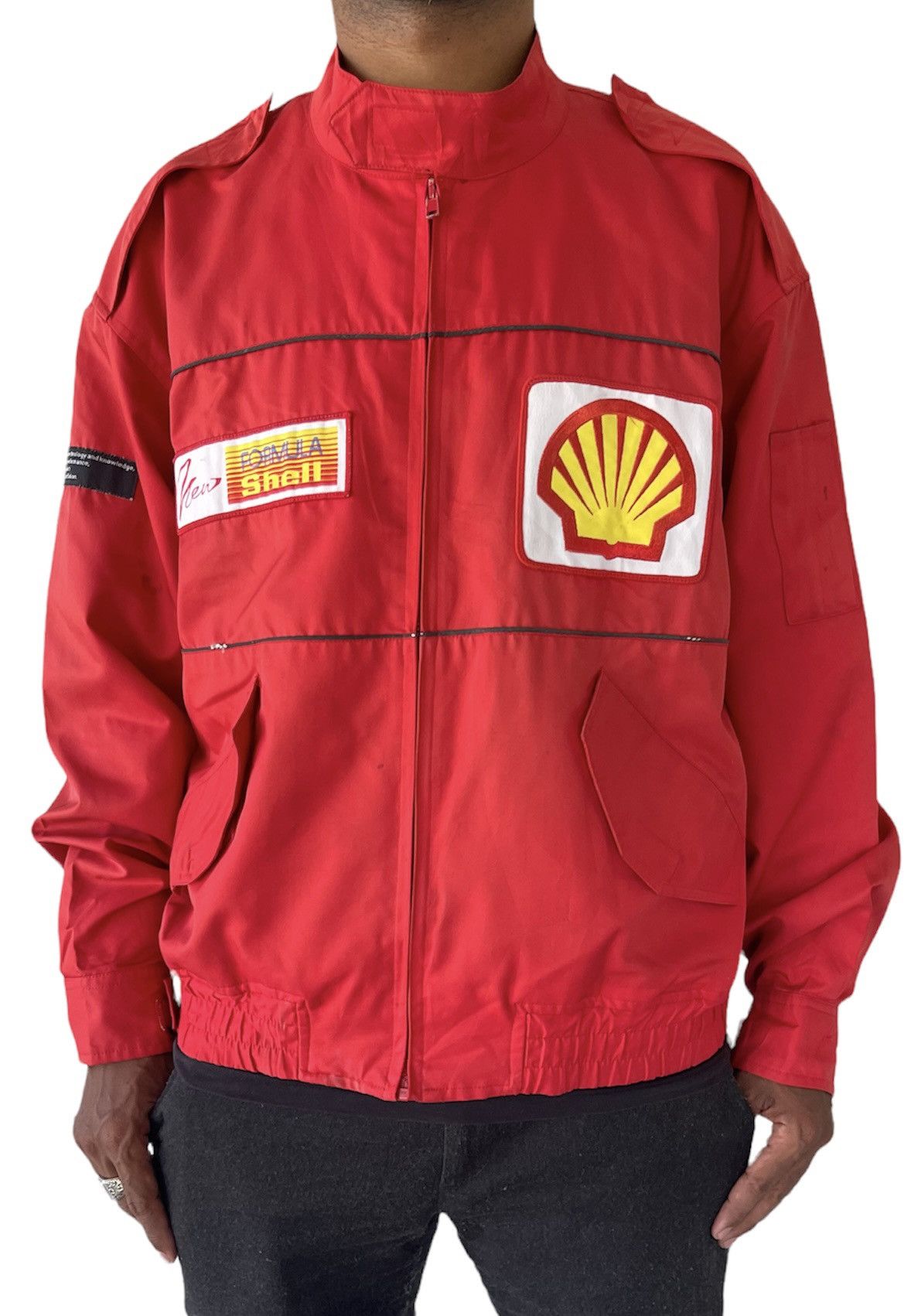 Japanese Brand VINTAGE SHELL JACKET RACING Size US L / EU 52-54 / 3 - 1 Thumbnail