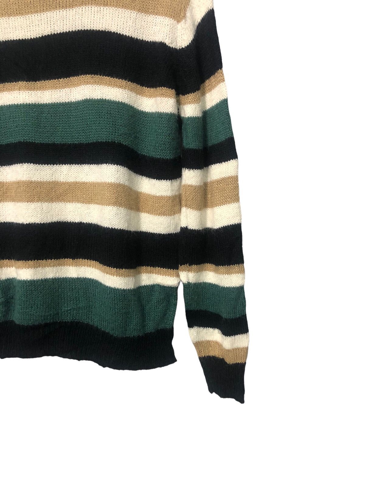 Aran Isles Knitwear × Homespun Knitwear Vintage GU Striped Knitwear Sweater Jumper Size US S / EU 44-46 / 1 - 6 Thumbnail