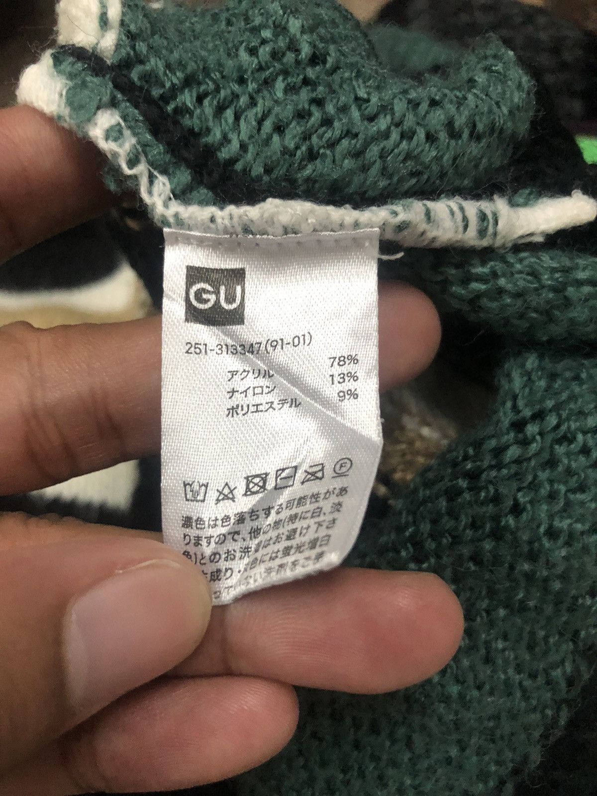 Aran Isles Knitwear × Homespun Knitwear Vintage GU Striped Knitwear Sweater Jumper Size US S / EU 44-46 / 1 - 9 Thumbnail