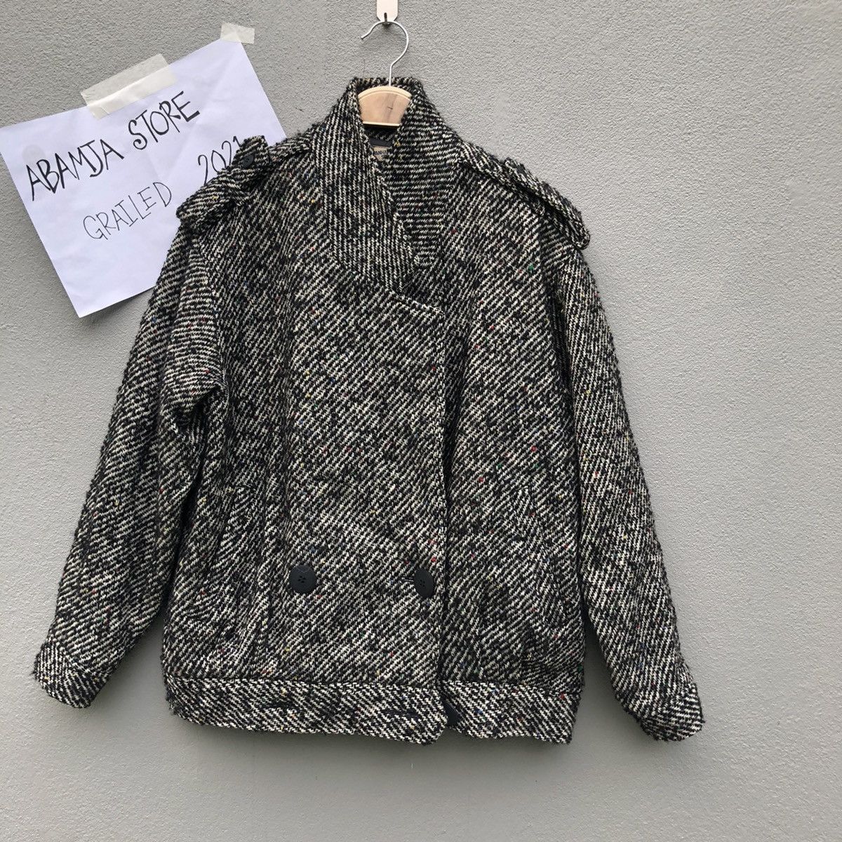 Japanese Brand Vintage Danhard Sport Wool Blazer Coat Jacket Size US L / EU 52-54 / 3 - 1 Thumbnail