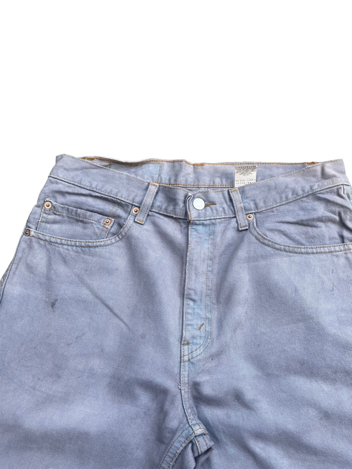 Levi's Vintage 2000 Levis 505 e Light Purple Faded Denim Size US 32 / EU 48 - 5 Thumbnail
