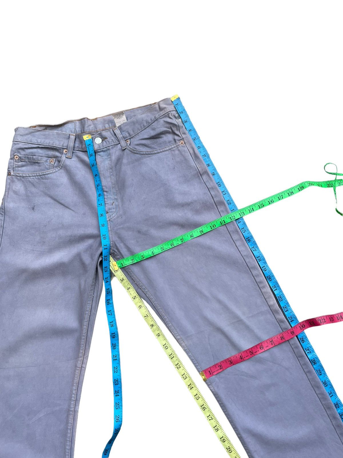 Levi's Vintage 2000 Levis 505 e Light Purple Faded Denim Size US 32 / EU 48 - 23 Thumbnail
